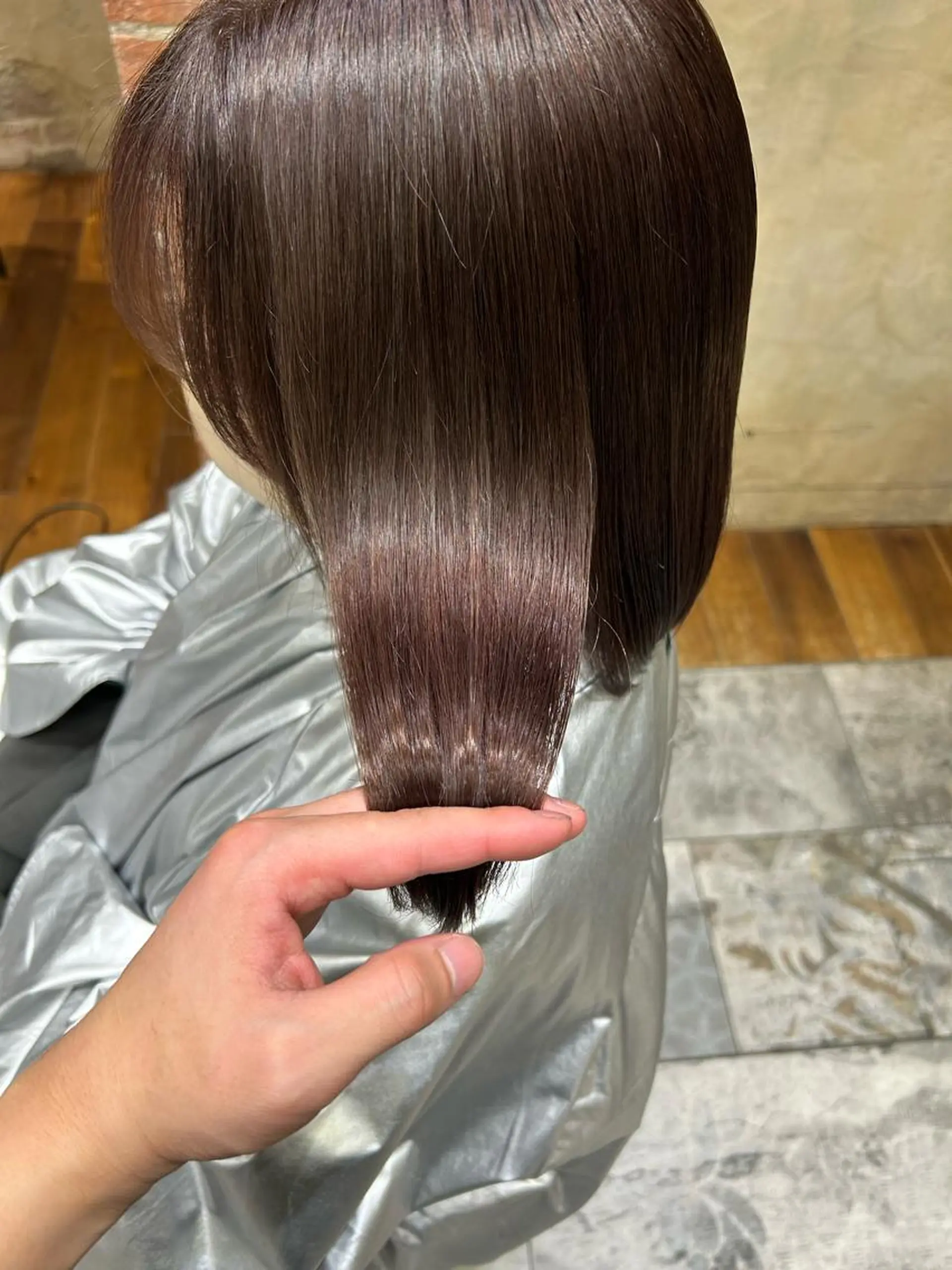 ミディアム カラー パーマ バレイヤージュ ブリーチ ケアブリーチ ダブルカラー ハイライトカラー カット ヘアカラー 縮毛矯正 トリートメント 新宿✨顔周りカット 韓国ヘア/坂本亜裟海のヘアスタイル