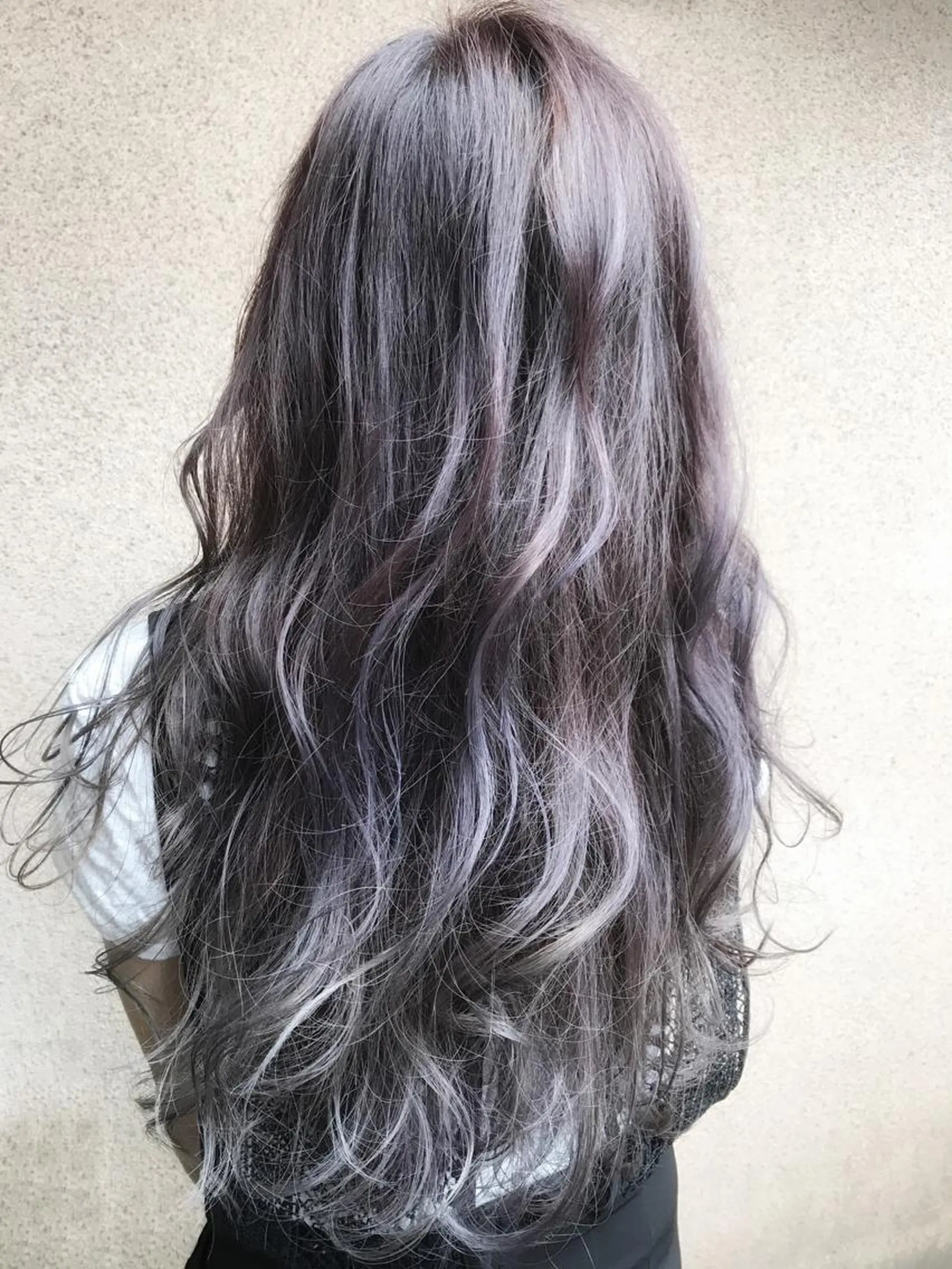 ロング カラー イルミナカラー パープルカラー vato バトのヘアスタイル