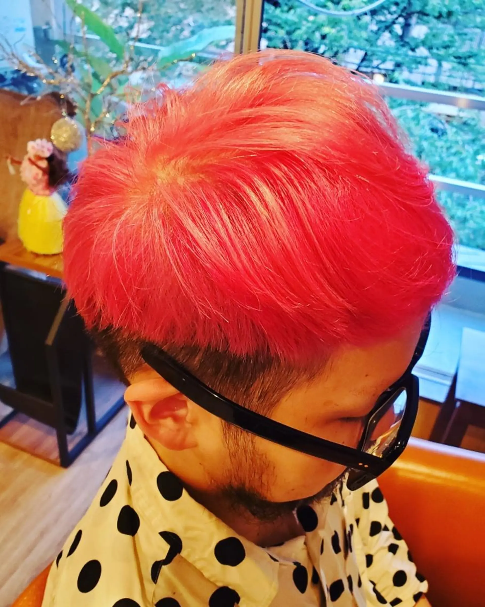 ショート カラー メンズ メンズブリーチ アディクシーカラー ブリーチ イルミナカラー 外国人風カラー spa hair  ark 富井直美のヘアスタイル