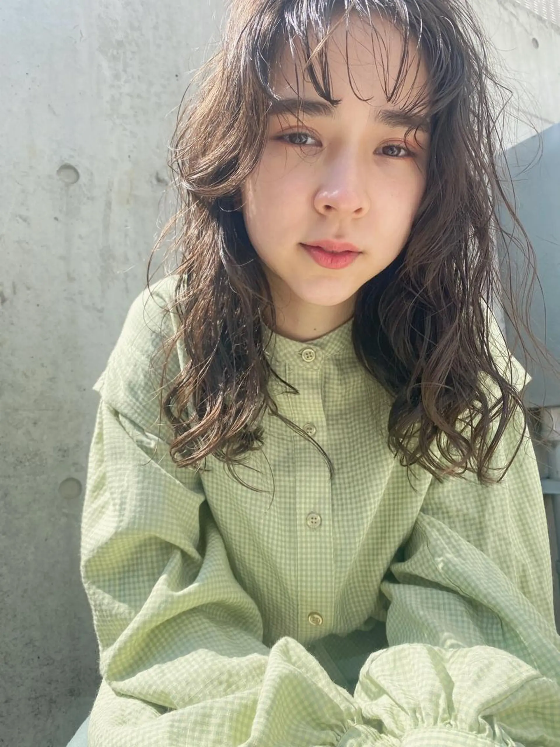 セミロング セミロングパーマ 似合わせカット ヘアカラー トリートメント Hayashi Shioriのヘアスタイル