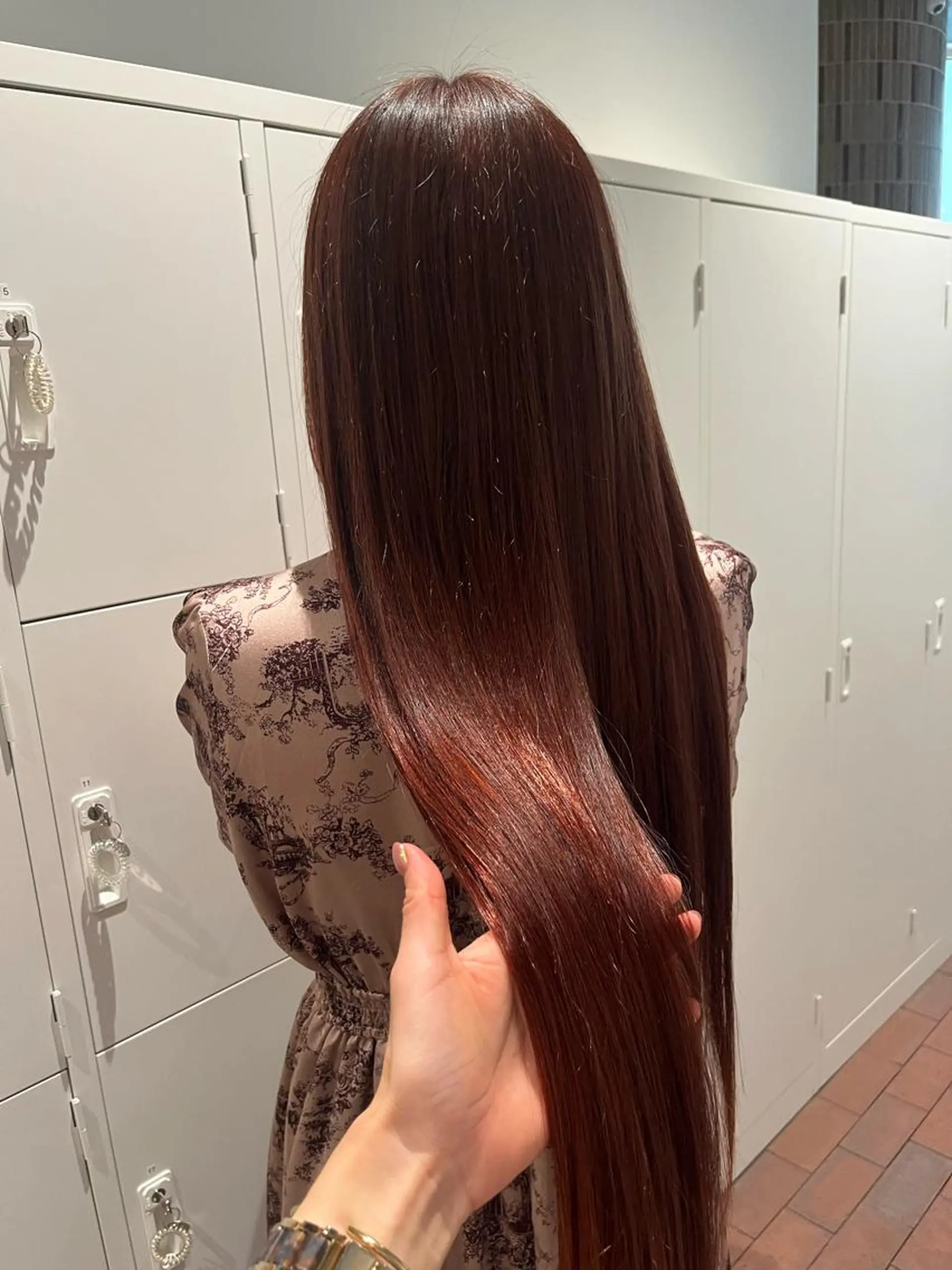 ロング カット ヘアカラー トリートメント マンツーマン 縮毛矯正/マユコのヘアスタイル