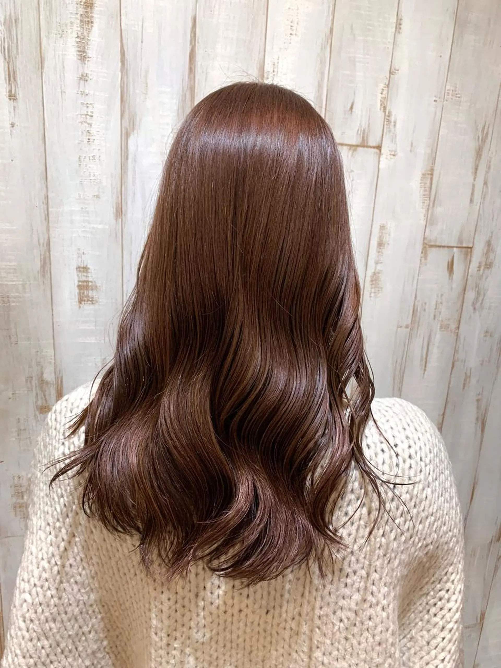 ロング ヘアカラー トリートメント 森山 佳小里/カラー /似合わせカットのヘアスタイル