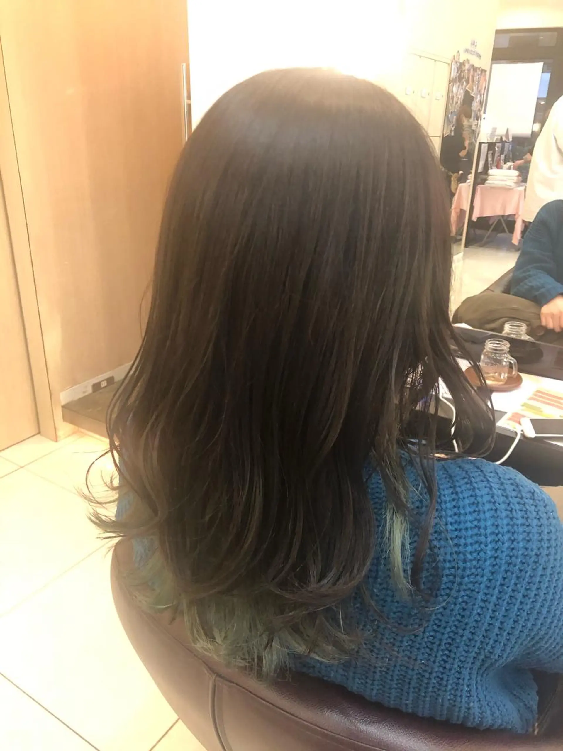 セミロング カラー パーマ リリー /Men's/パーマのヘアスタイル