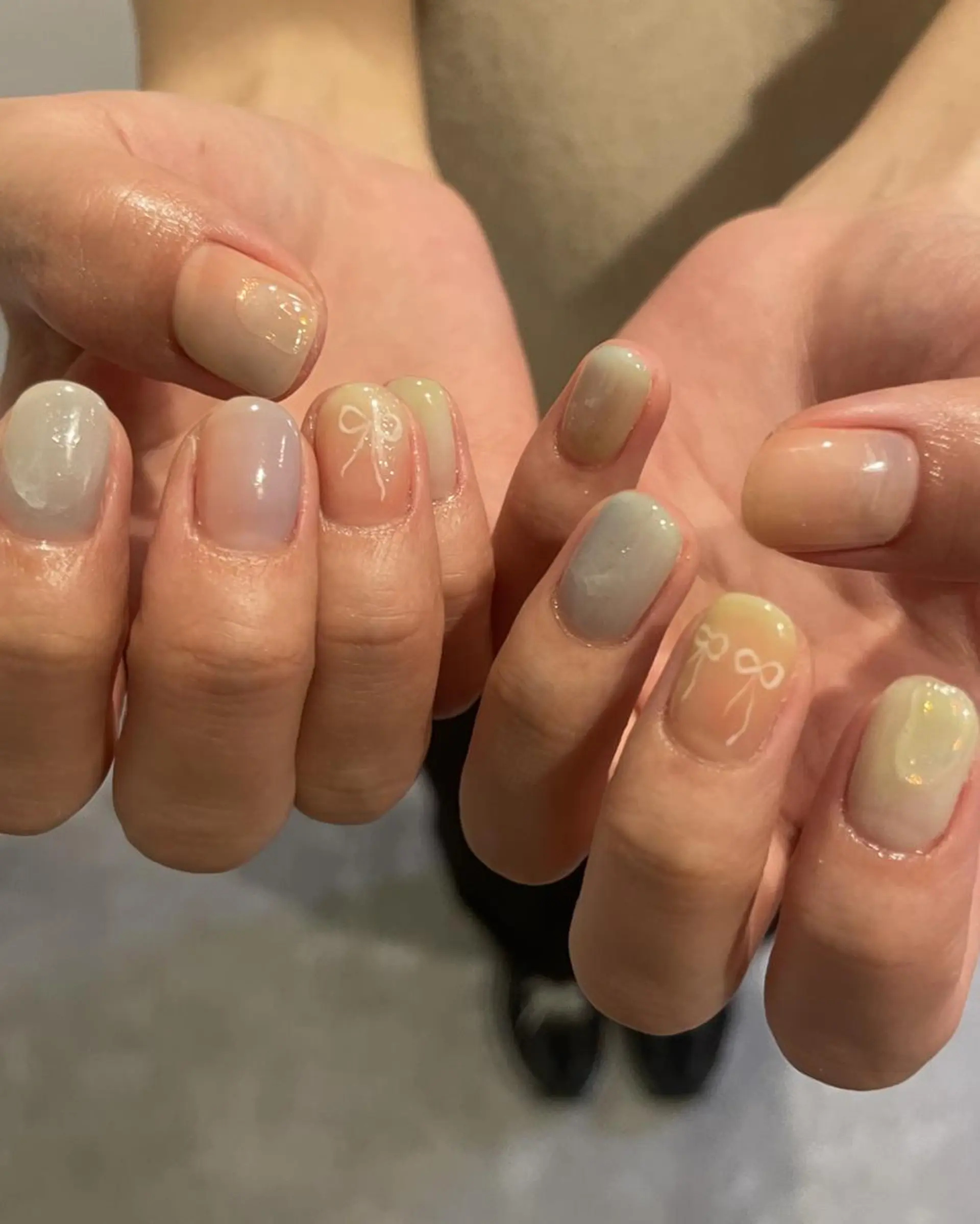 ネイル フラッシュネイル フラッシュマグ フットネイル ジェルネイル 韓国ネイル ハンドネイル ネイルサロン Noëlのネイルデザイン