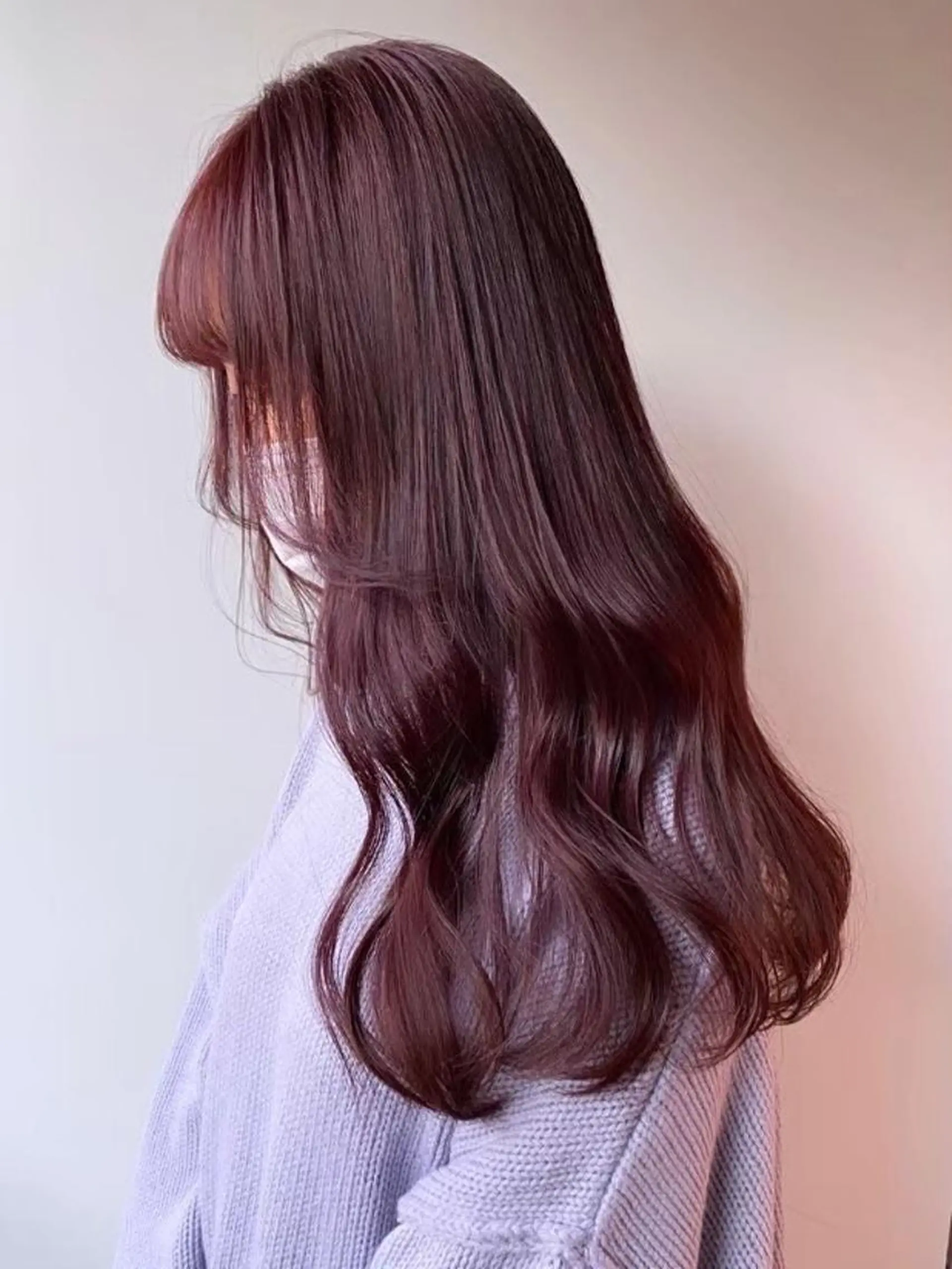 セミロング カラー ヘアアレンジ 💕上野美容師☁ ブリーチ💖サワのヘアスタイル