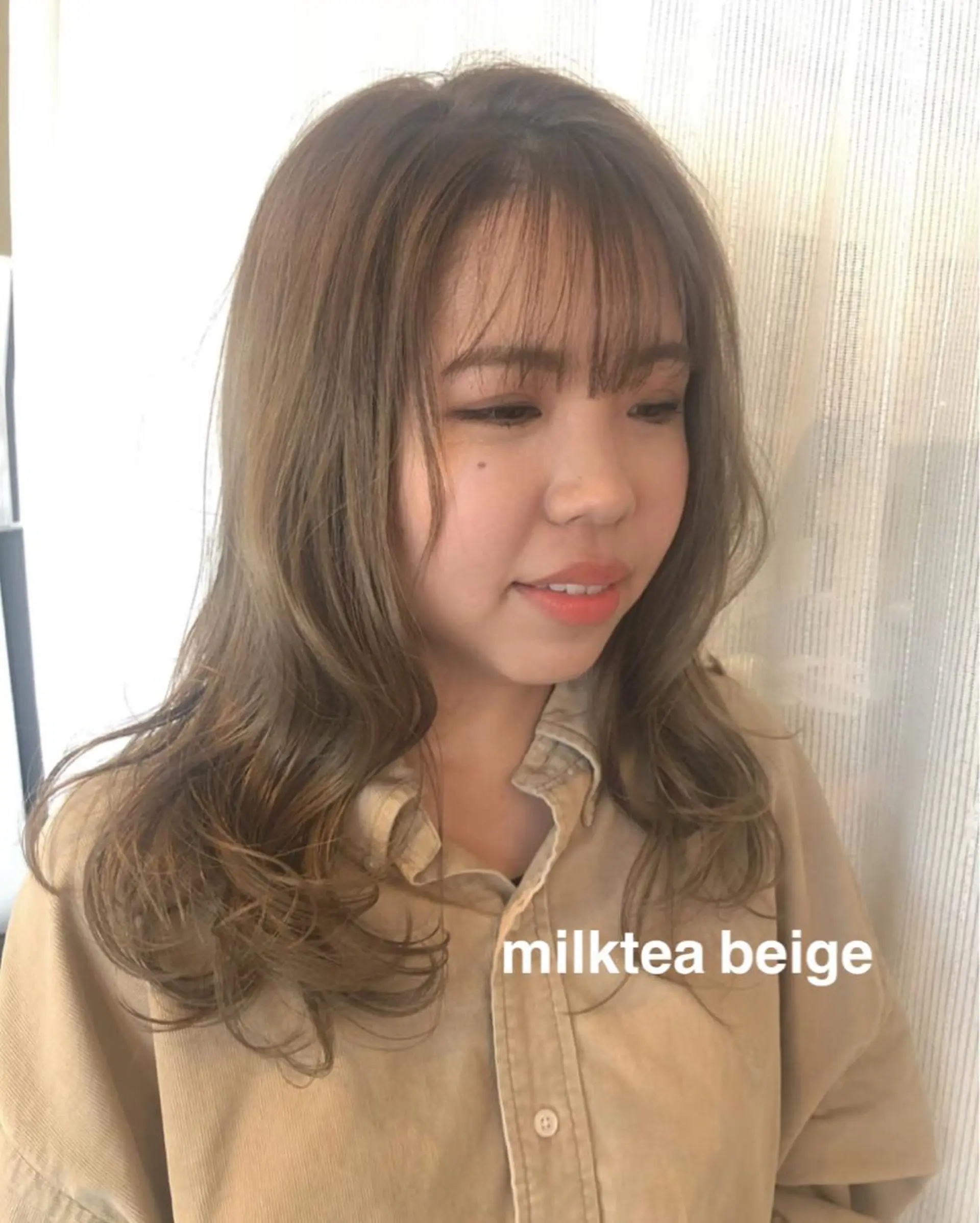 セミロング スタイリスト 佑梨のヘアスタイル