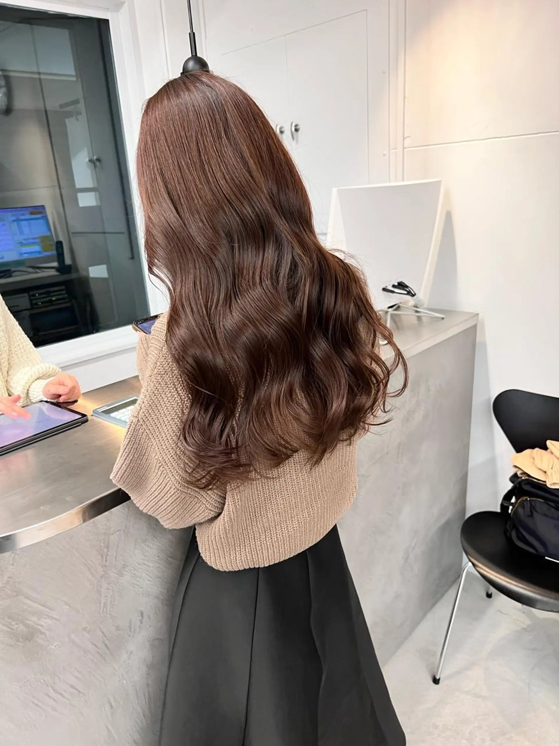 ロング カラー カット ヘアカラー トリートメント 樫原裕二/レイヤー カット/透明感カラーのヘアスタイル