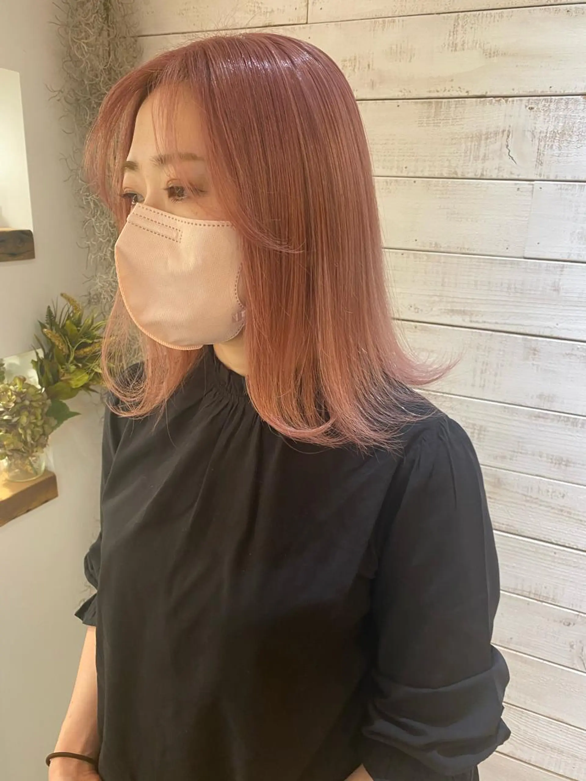 ミディアム ヘアカラー 大内田 凌馬のヘアスタイル