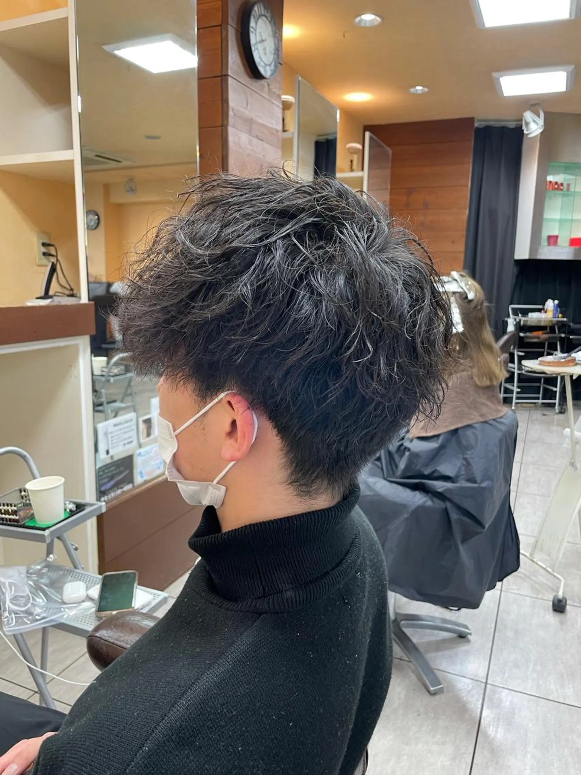 ショート パーマ メンズ 似合わせ/前髪カット /店長   村上直也のヘアスタイル