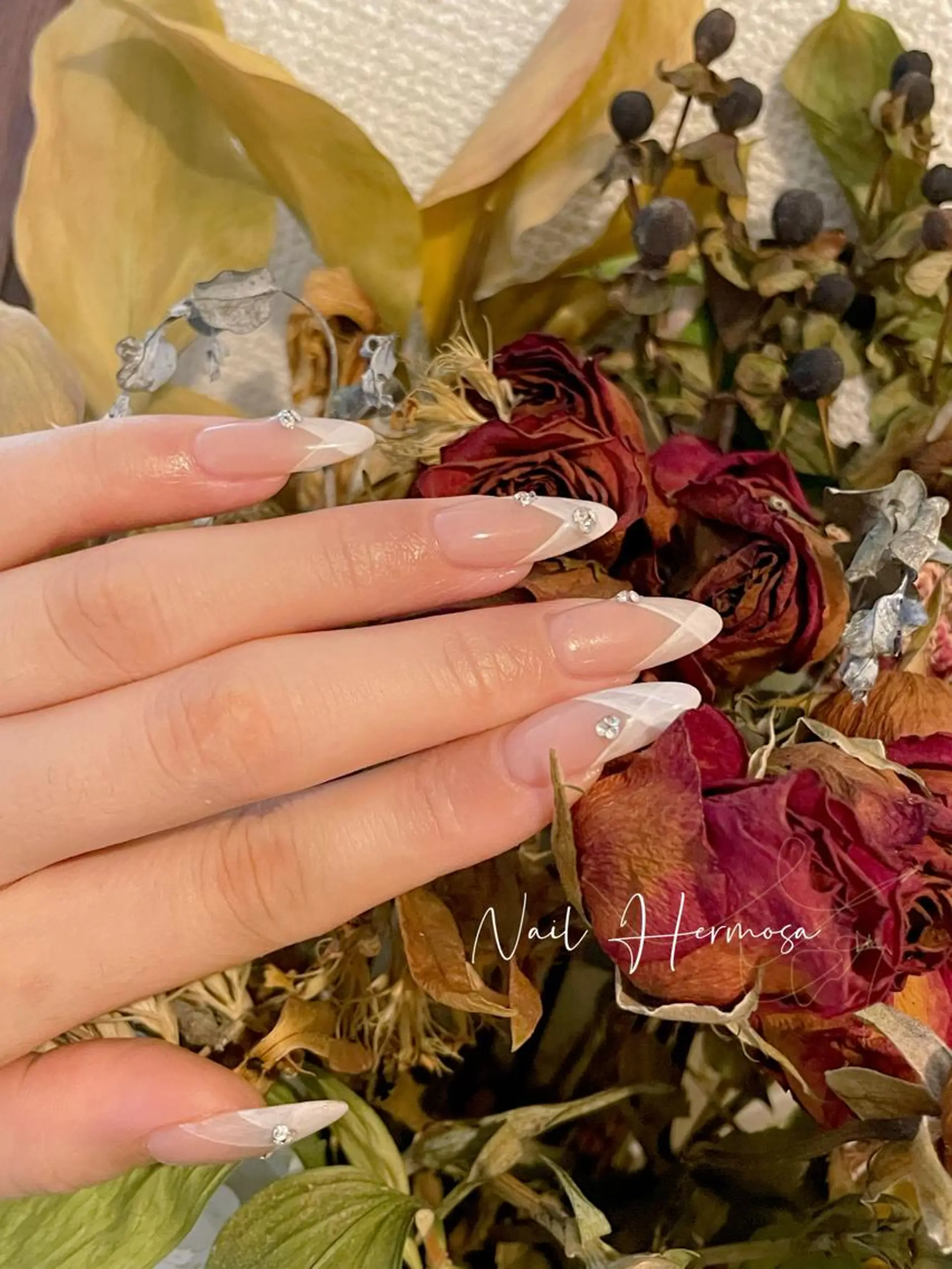 ネイル 桜ネイル 長さ出し フラッシュネイル フラワーネイル フットネイル ハンドネイル ネイル エルモサのネイルデザイン