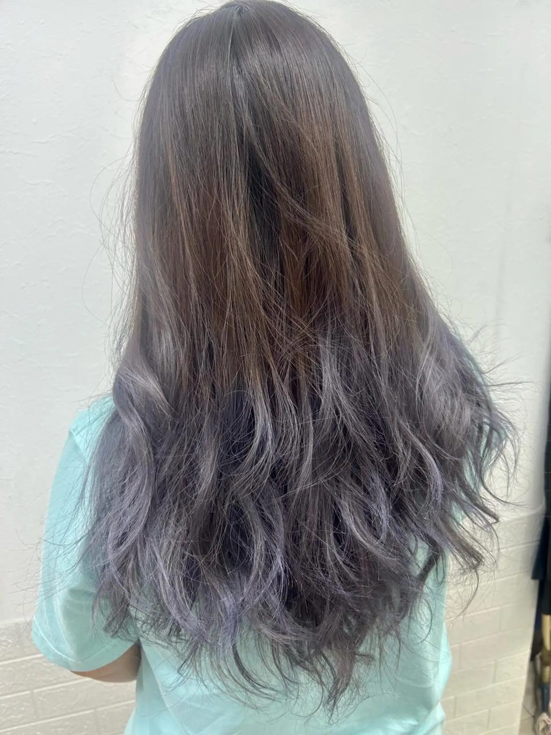 カラー ダブルスキルエクステ /羽エクステ白石宇由のヘアスタイル