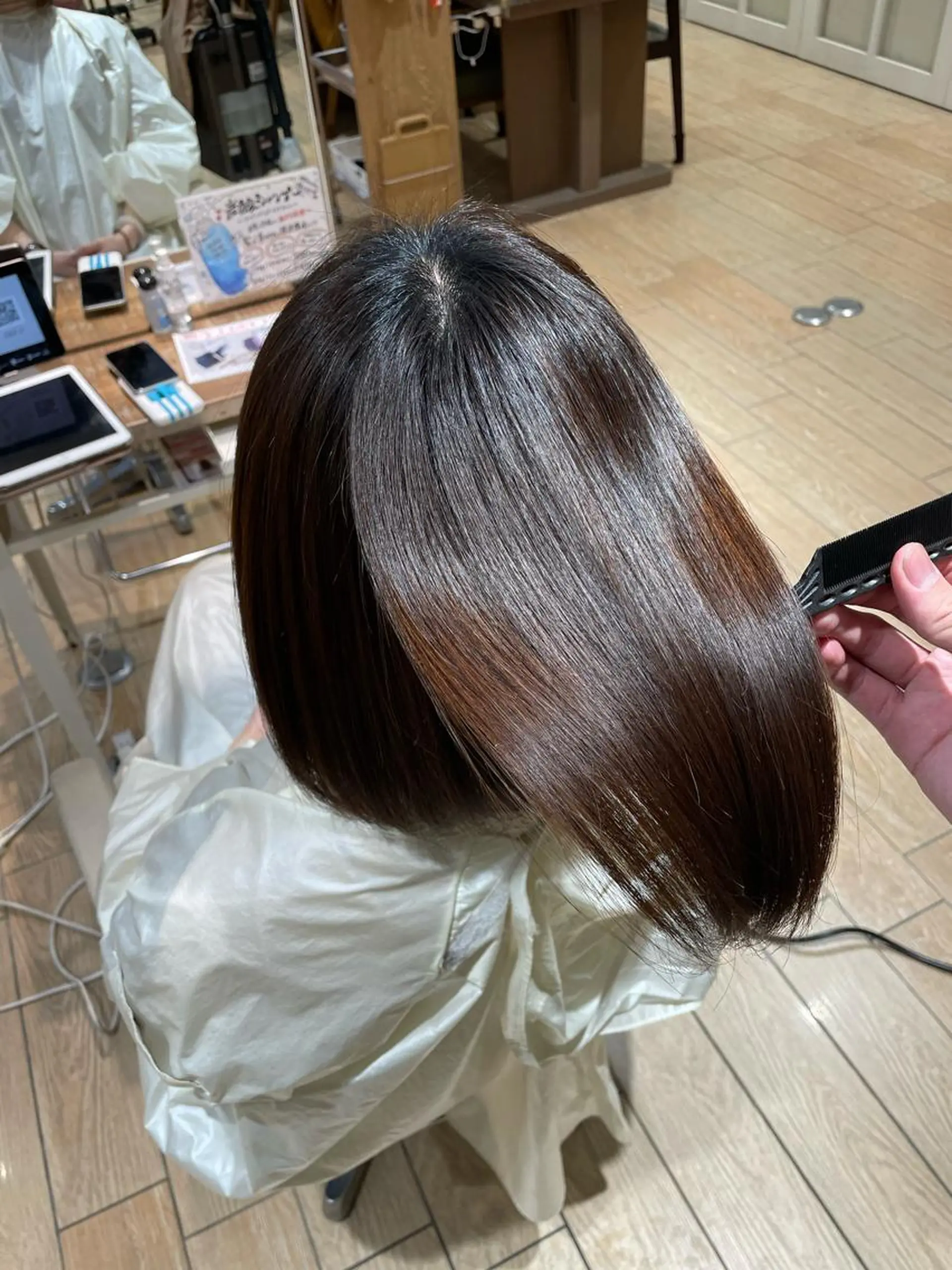 ミディアム カラー 美髪/髪質改善 川口凌弥のヘアスタイル