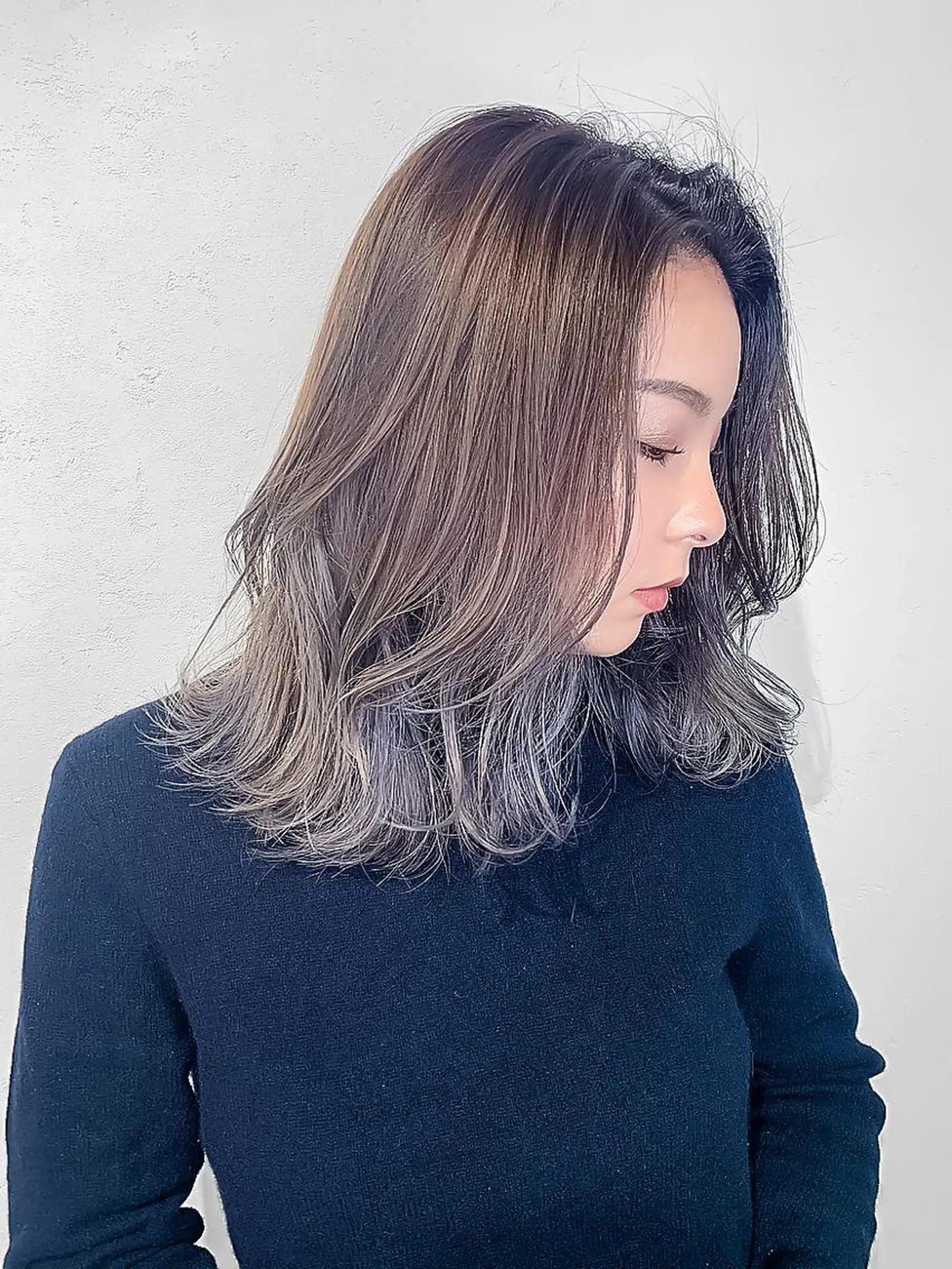 ミディアム カラー VIM hairおもろまち店のヘアスタイル