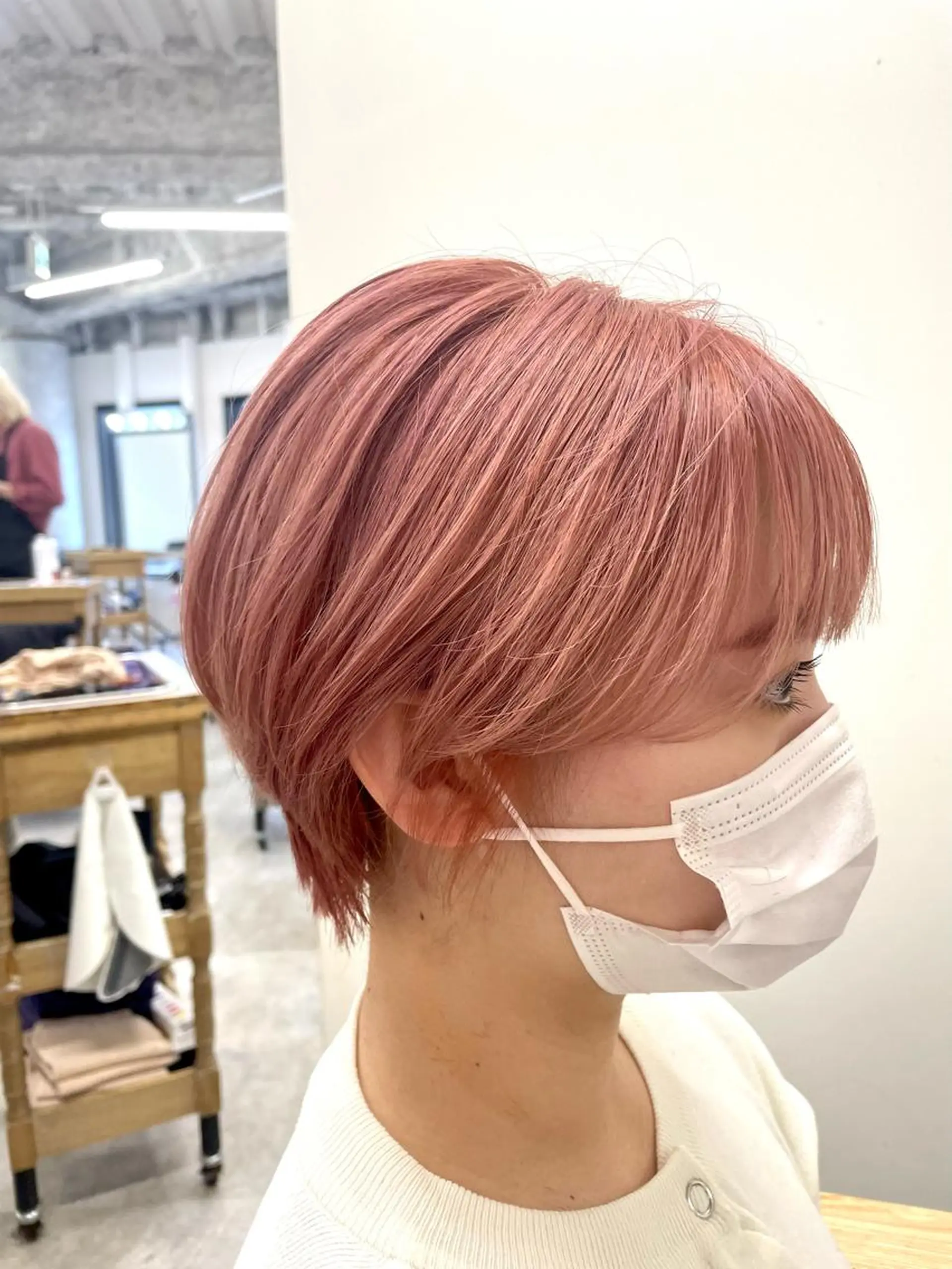 ショート カラー カット ヘアカラー 肌に馴染む暗髪 梅田・増田のヘアスタイル