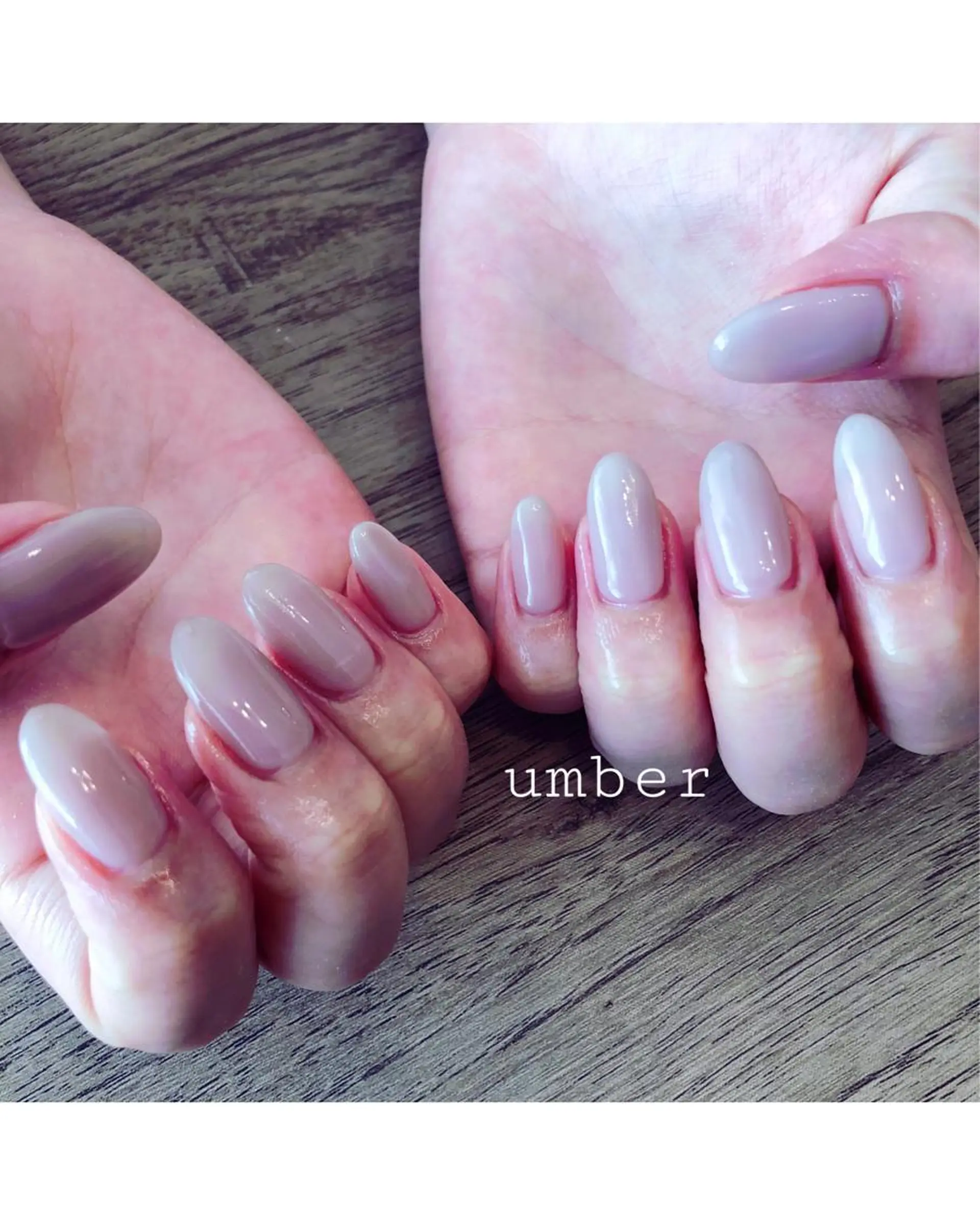 ネイル アートネイル クリアネイル フットネイル フレンチネイル グラデーション ハンドネイル umber 三茶1分のネイルデザイン