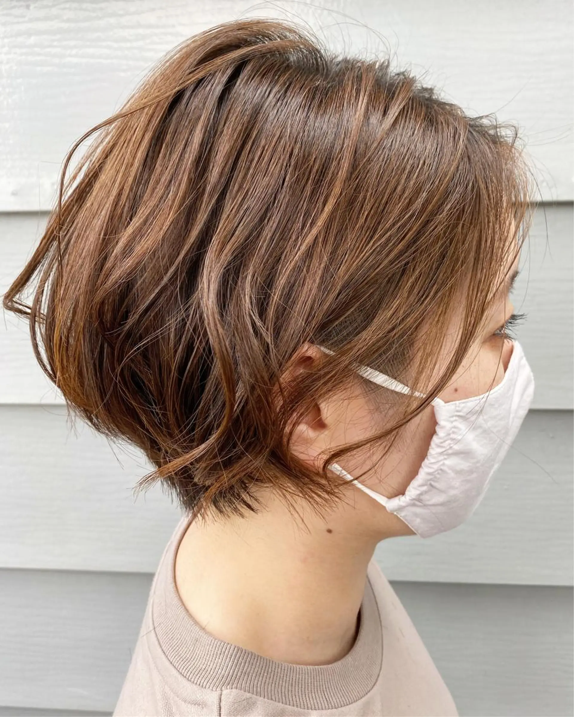 ショート カラー ショートヘア WATANABE MISAKIのヘアスタイル