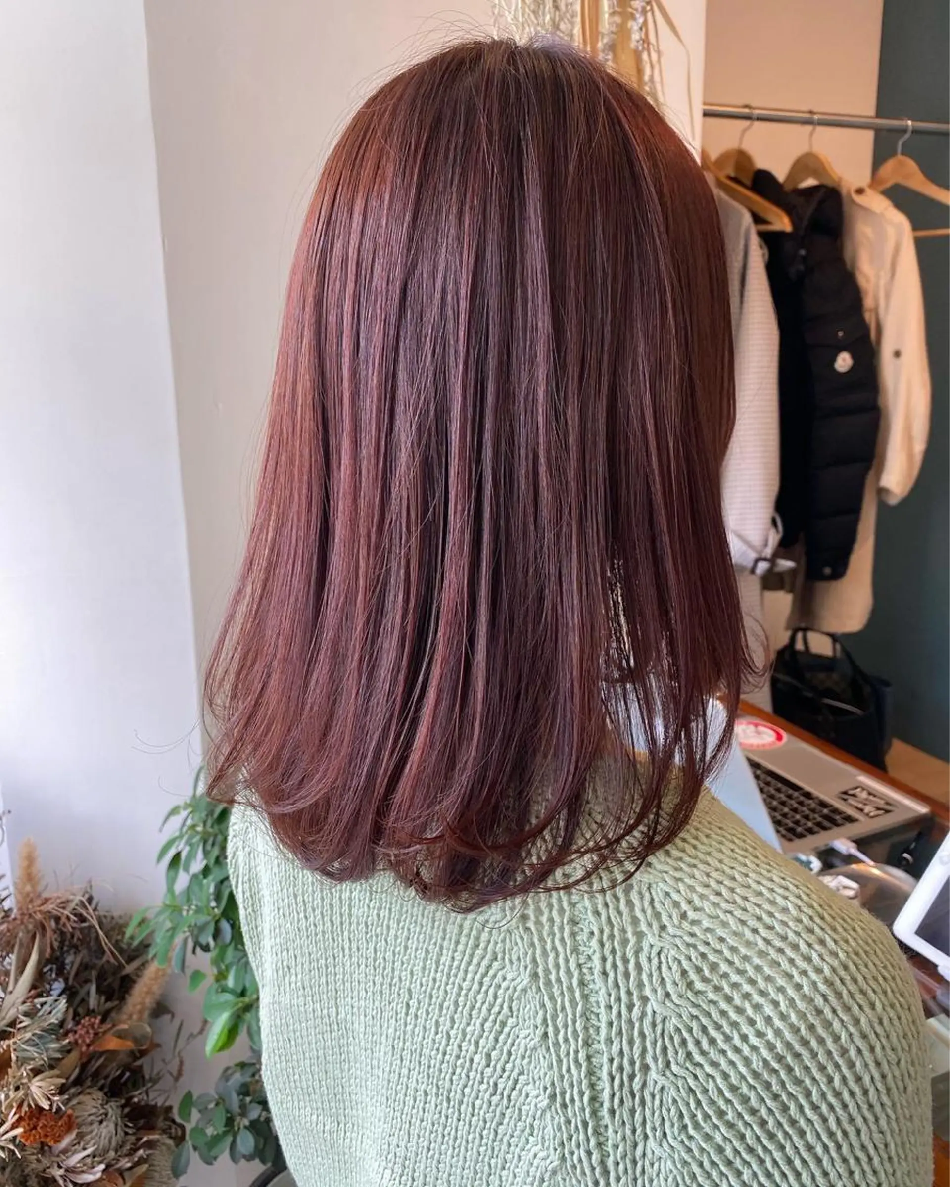 ミディアム カラー パーマ 髪質改善 縮毛矯正 トリートメント OVER→三軒茶屋 /縮毛矯正・髪質改善のヘアスタイル