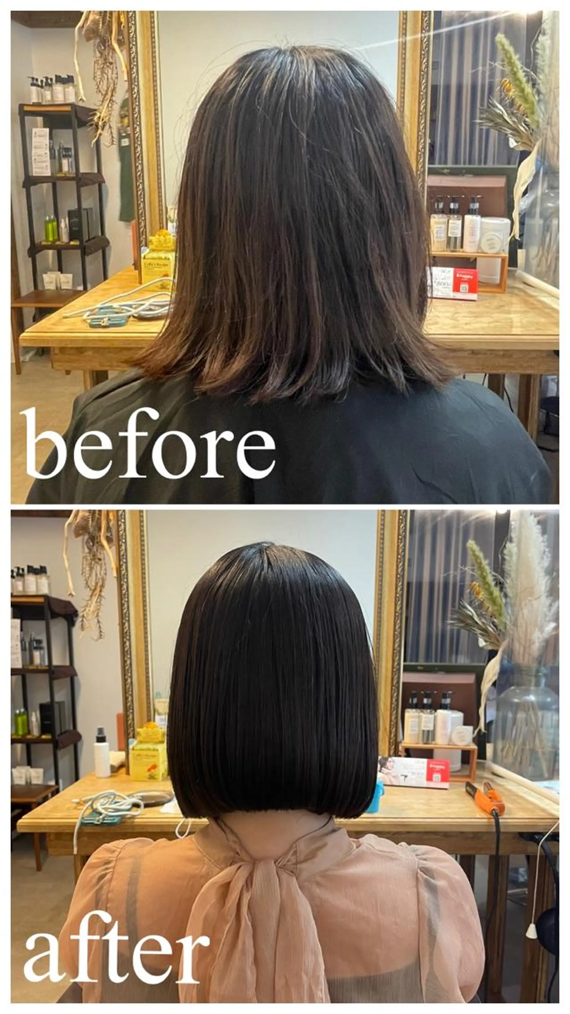 ショート カラー カット ヘアカラー トリートメント 英語ok sohee ソヒ 305号室のヘアスタイル