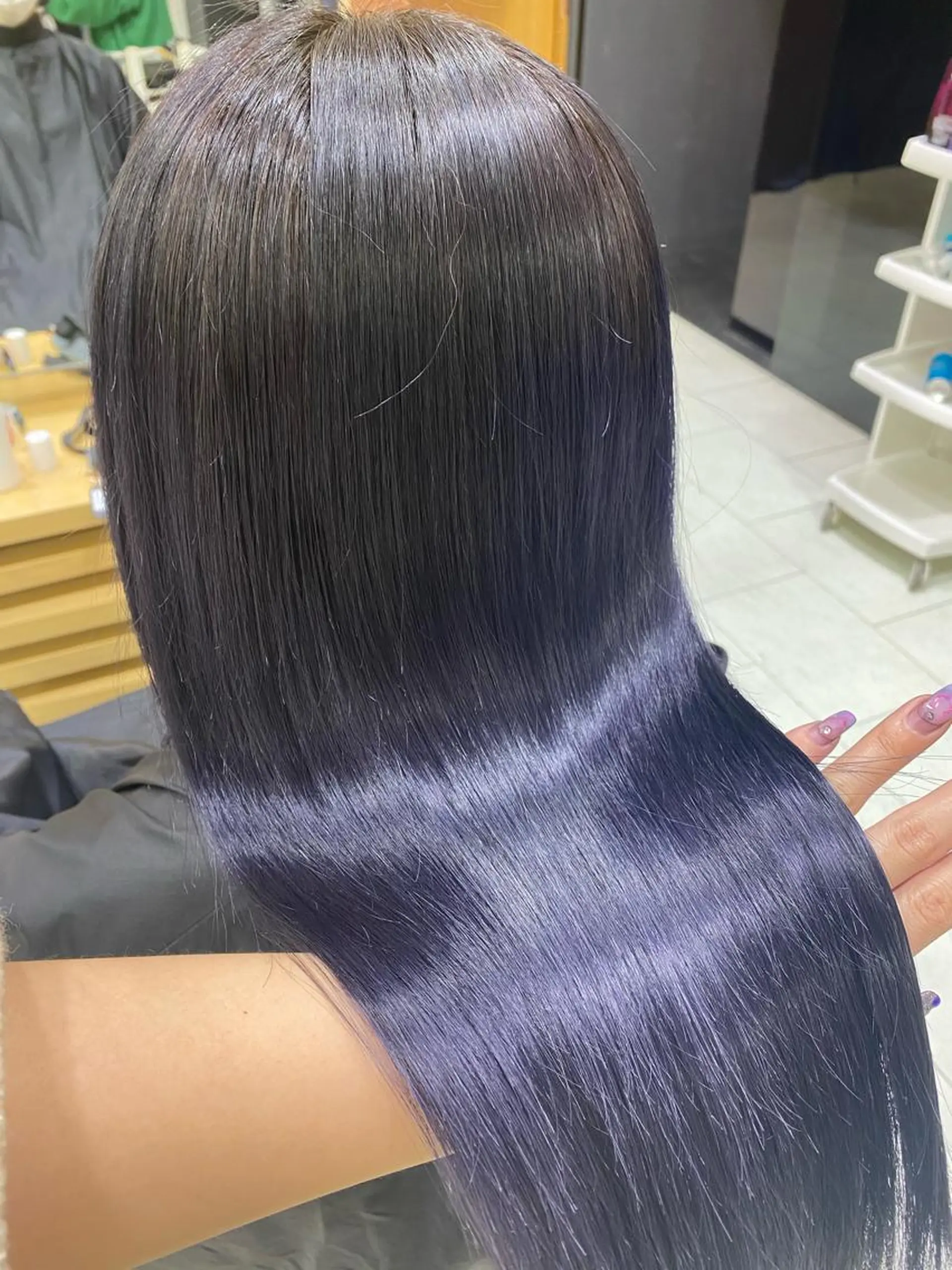 ロング カラー ヘアアレンジ TSUNA 🌙 Lim 五反田のマツエク・マツパデザイン