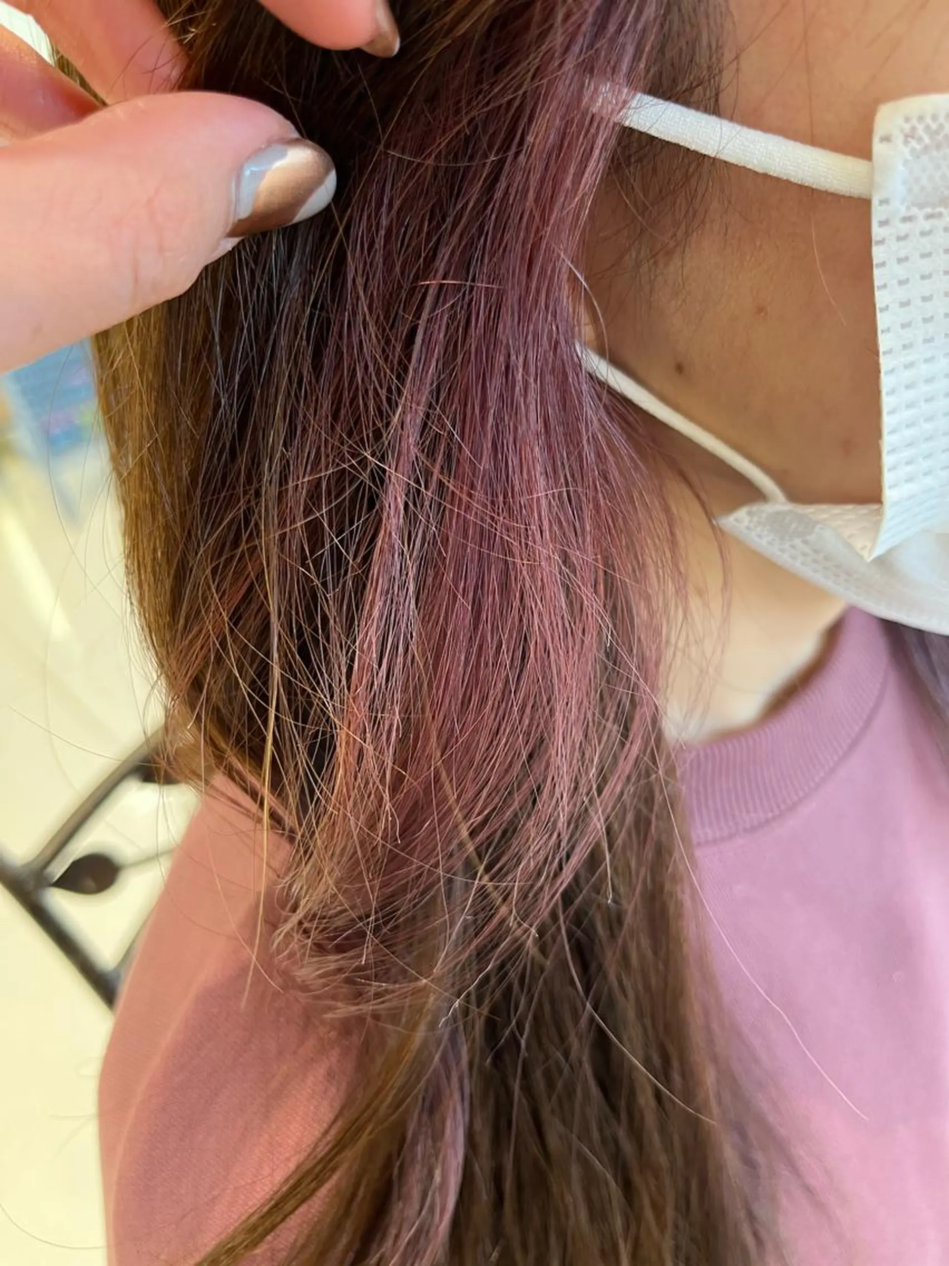 ロング カラー 下四日市 翠のヘアスタイル