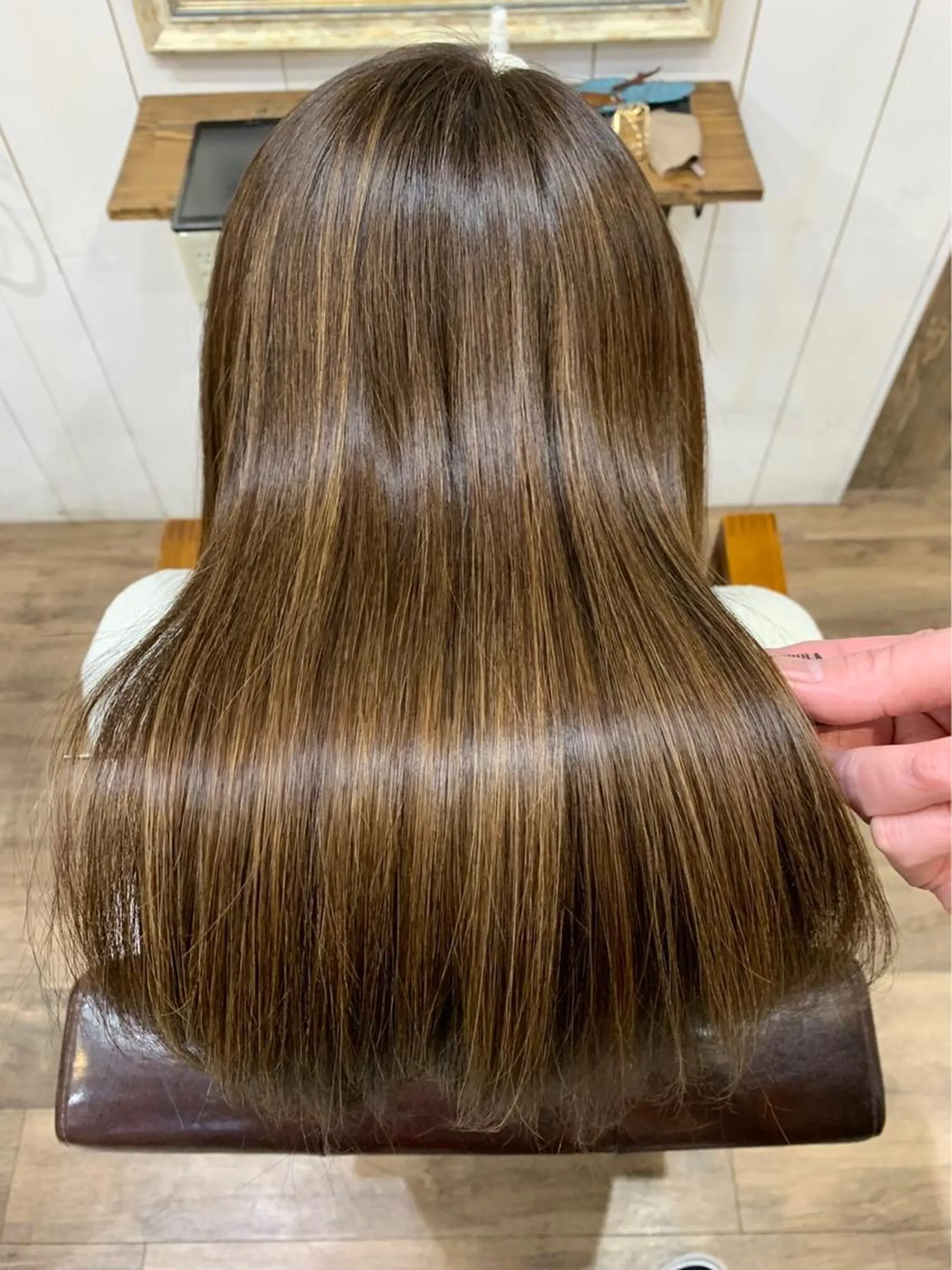 セミロング トリートメント 前井 正人のヘアスタイル