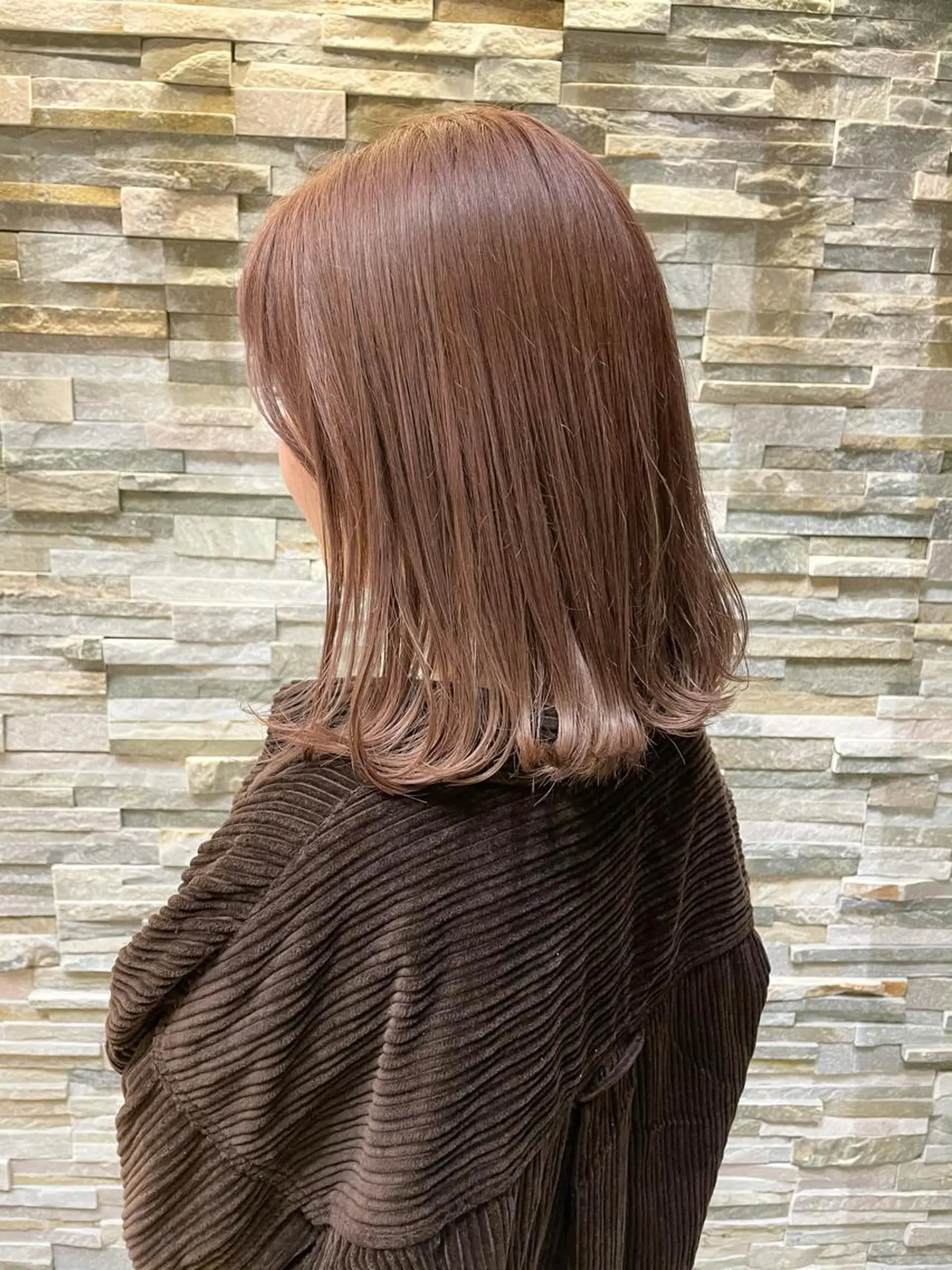 ミディアム カラー ベージュカラー カット ヘアカラー トリートメント tatsumi/ボブ ウルフ/レイヤーのヘアスタイル