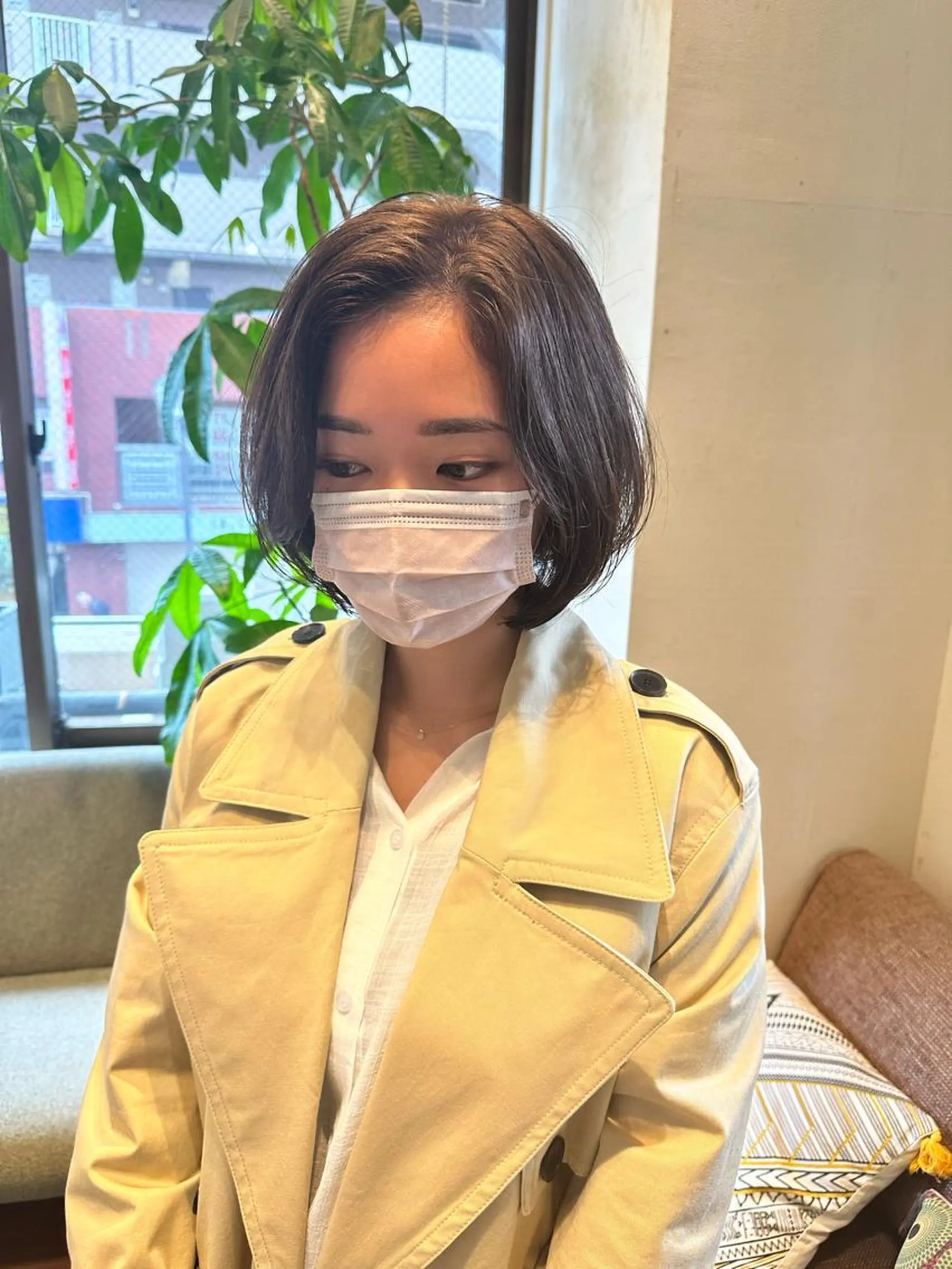 ショート カラー ショートボブ ボブ 似合わせカット ショートヘア カット ヘアカラー ハマベ イクト FLORENのヘアスタイル