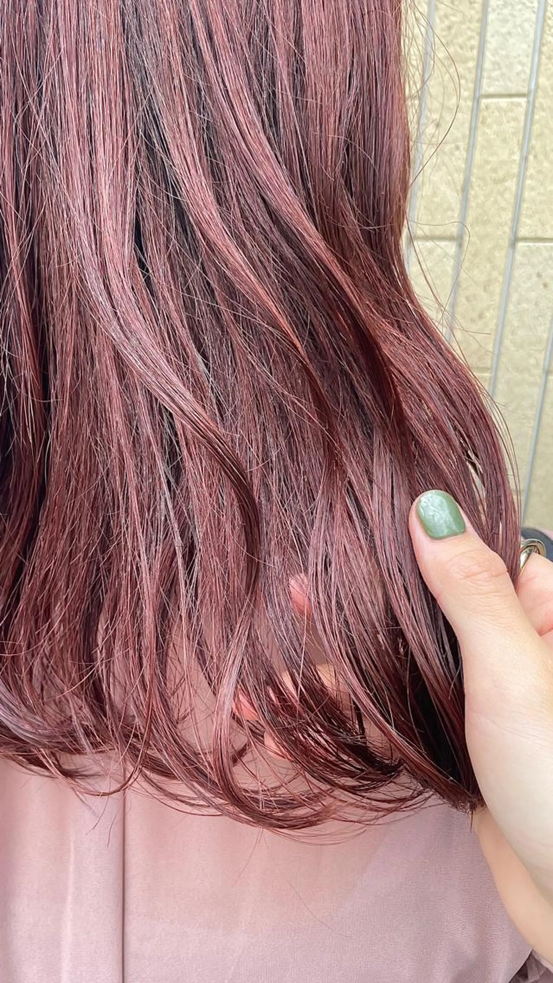 セミロング カラー ヘアアレンジ トリートメント 抜け感ボブ×パーマ ｜kazaneのヘアスタイル