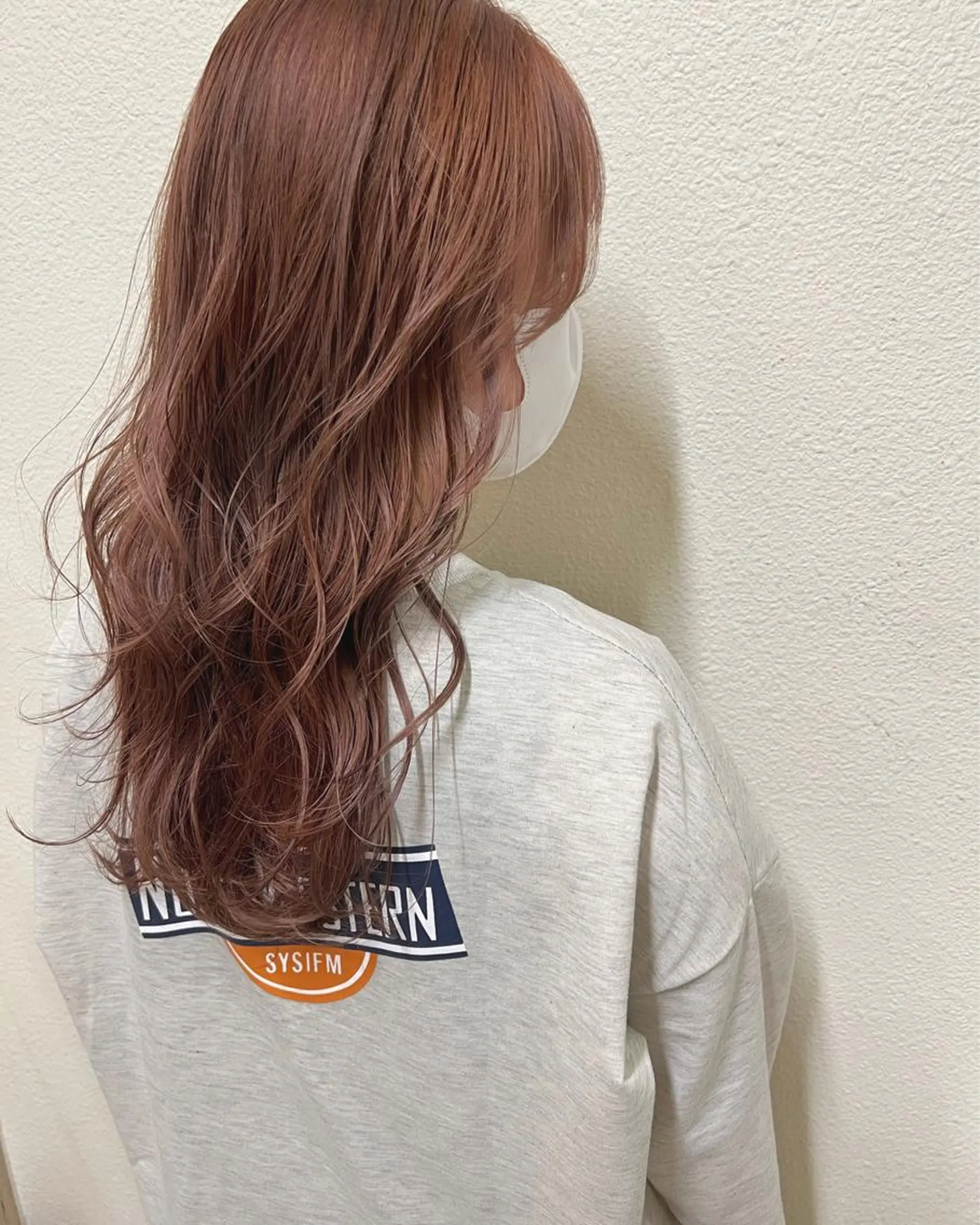 ロング カラー ブリーチ ピンクカラー ヘアカラー 🌼こやま かおり🌼のヘアスタイル