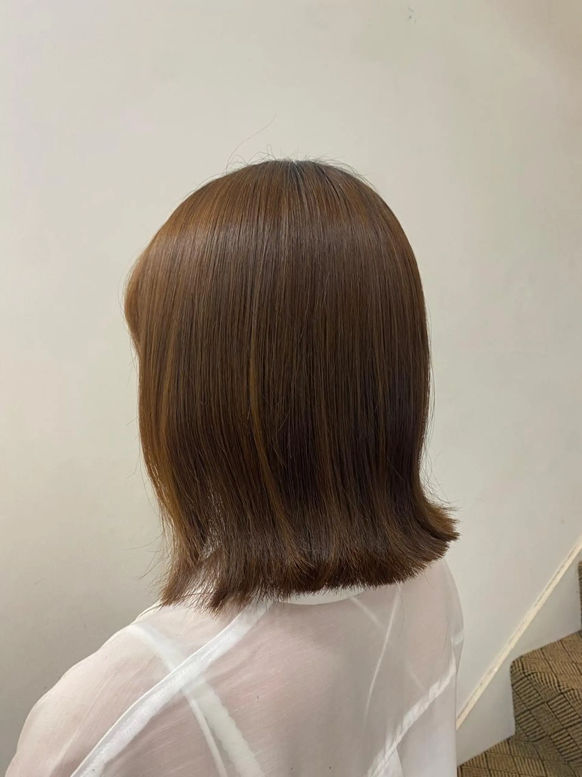 ミディアム くびれヘア 児玉 楓凜のヘアスタイル