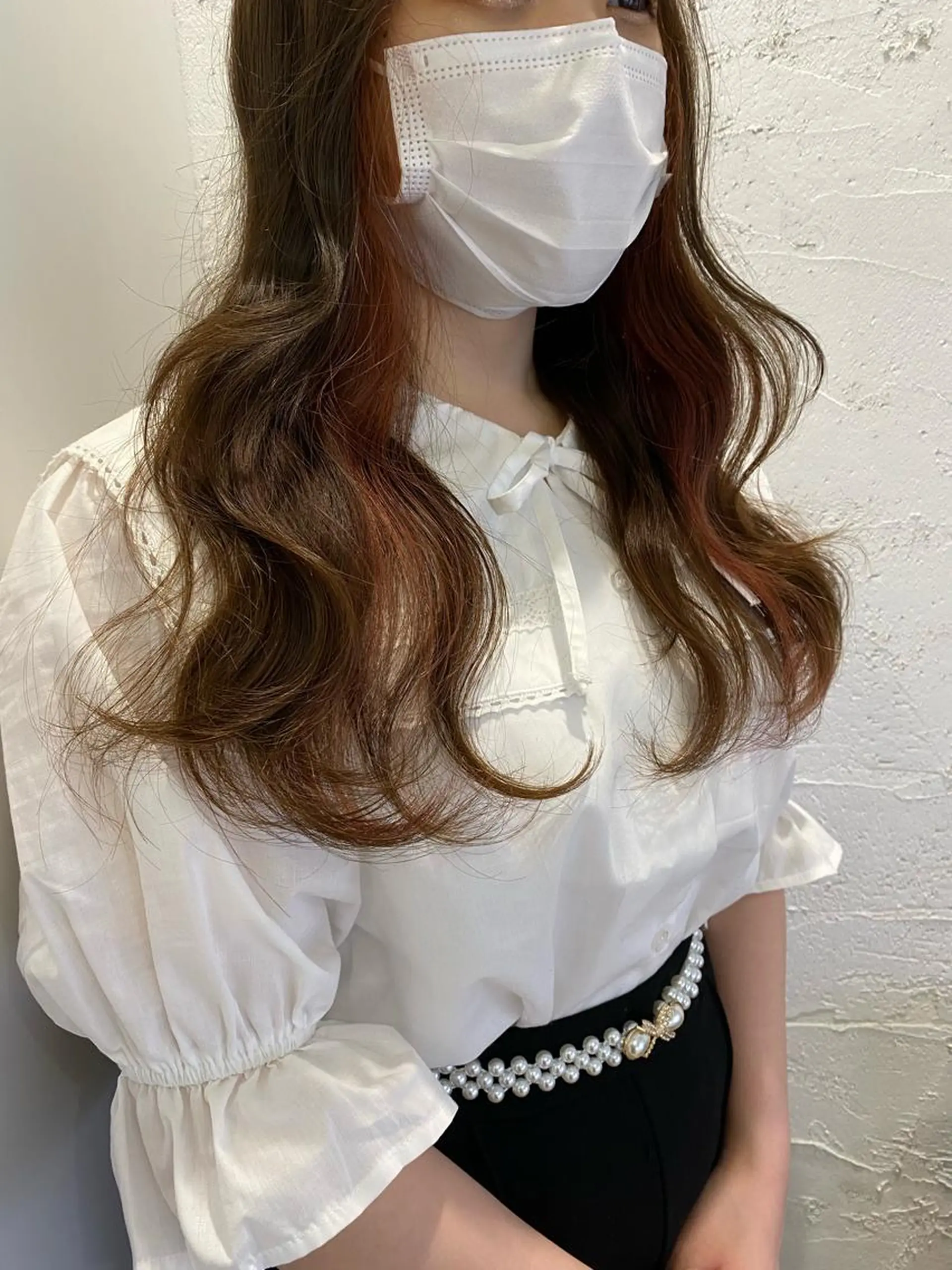 ロング カラー イヤリングカラー fifth おのでら ようのヘアスタイル