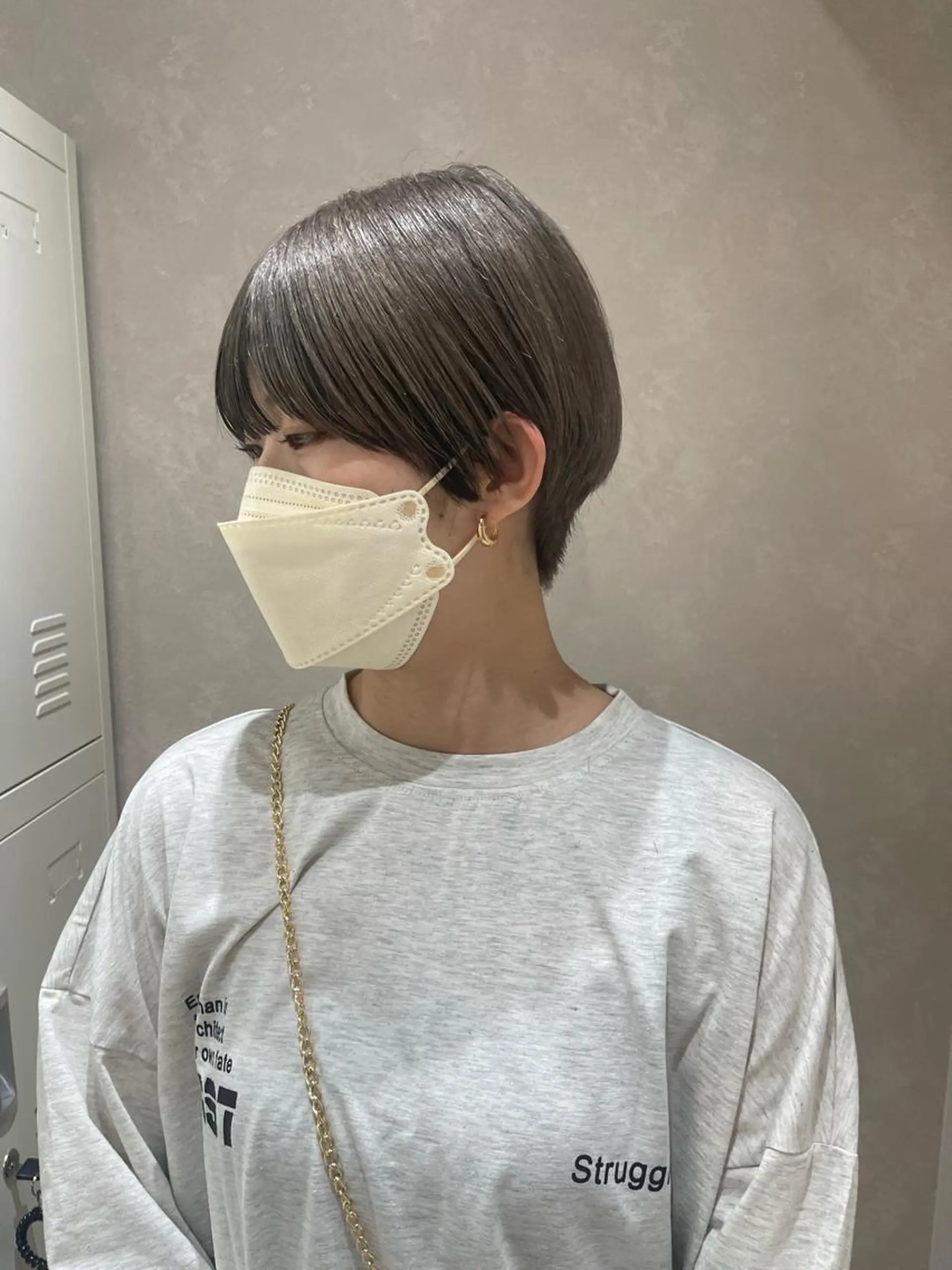 ショート カラー ヘアアレンジ ヘアカラー Peyp所属・早瀬裕之 パーマのヘアスタイル