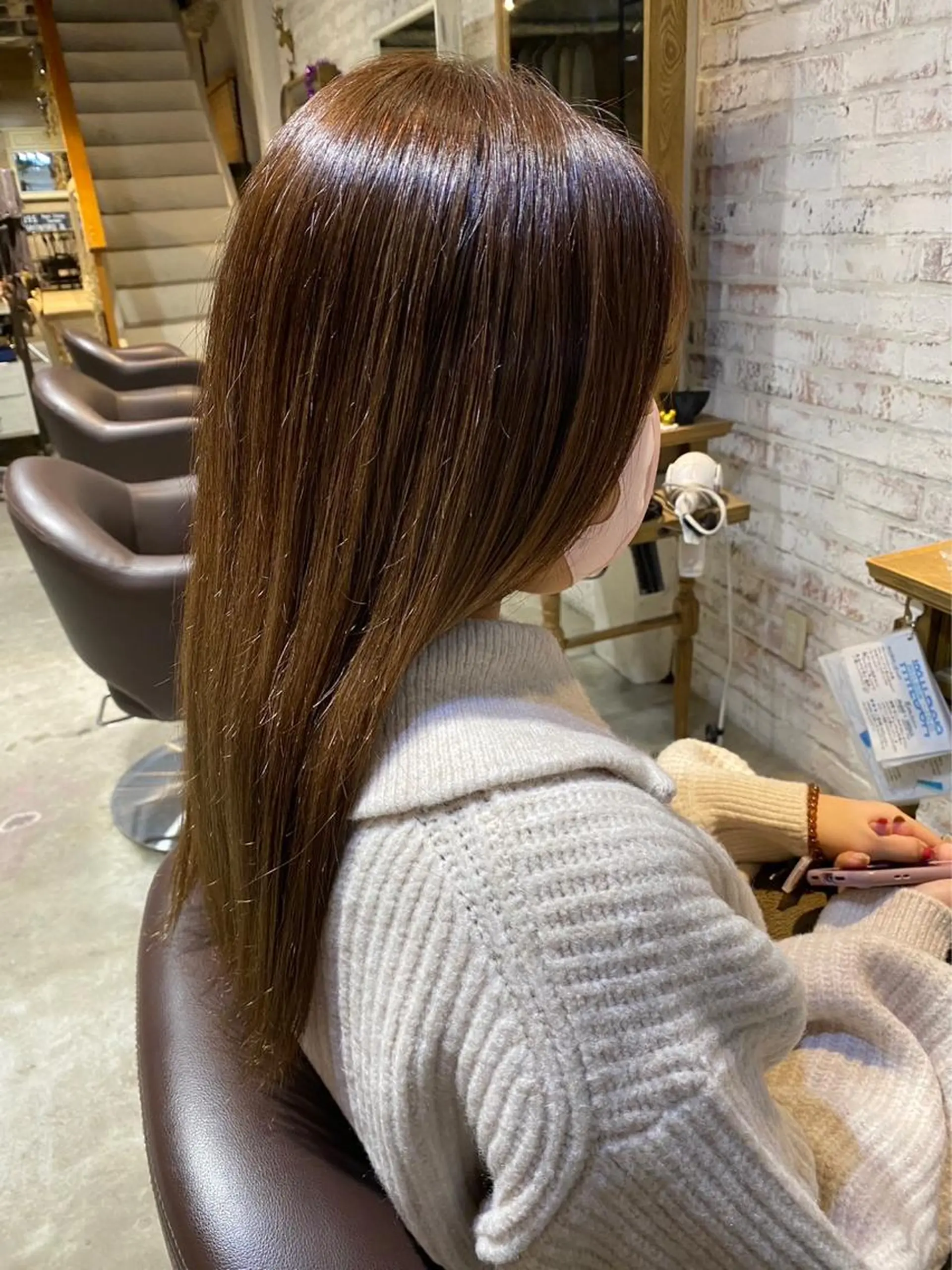 ロング カラー カット ヘアカラー 長濱 俊のヘアスタイル