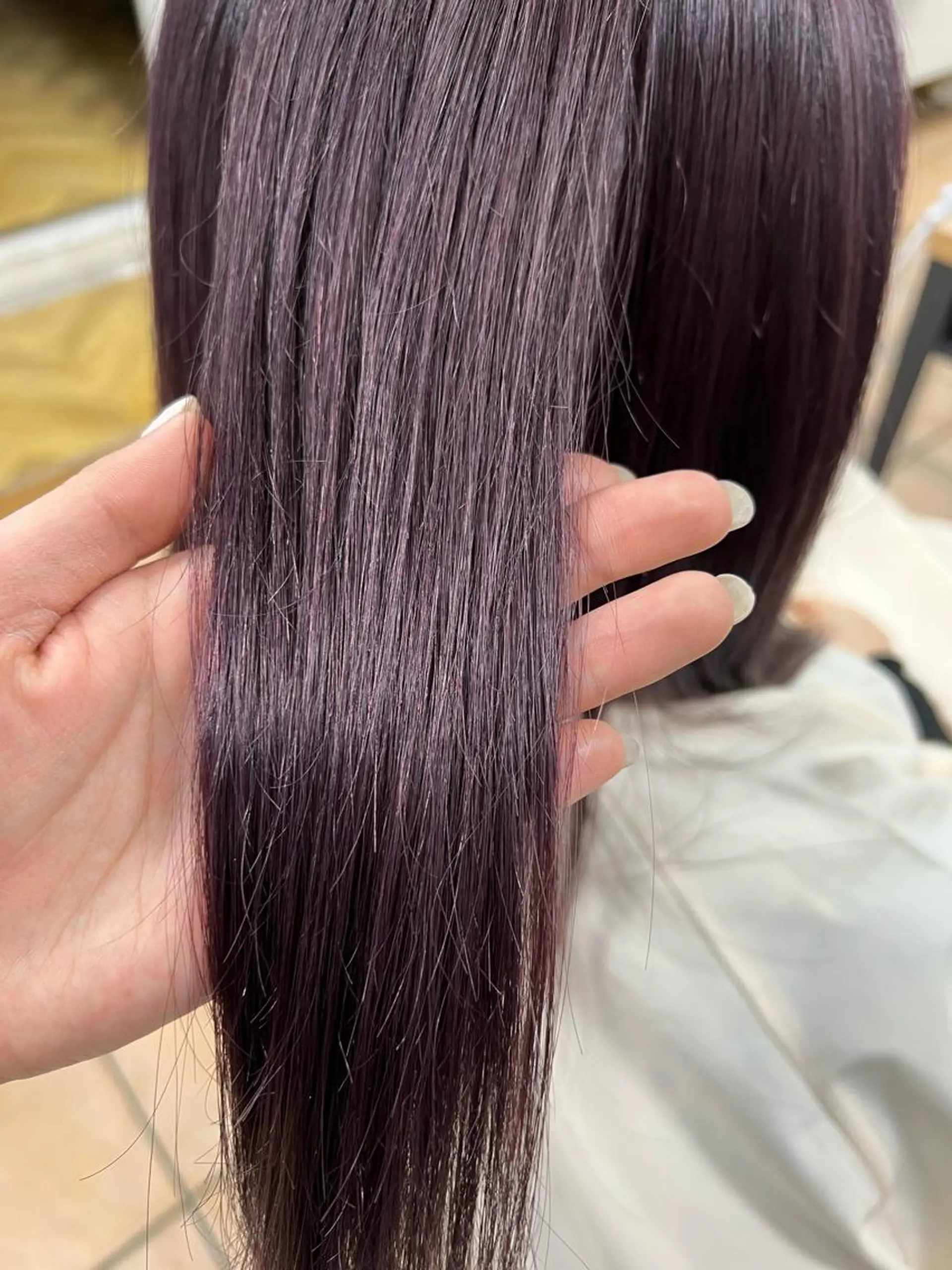 カラー カシス ラベンダーカラー 🌿‬カット無料🌿 モエ🌿‬のヘアスタイル