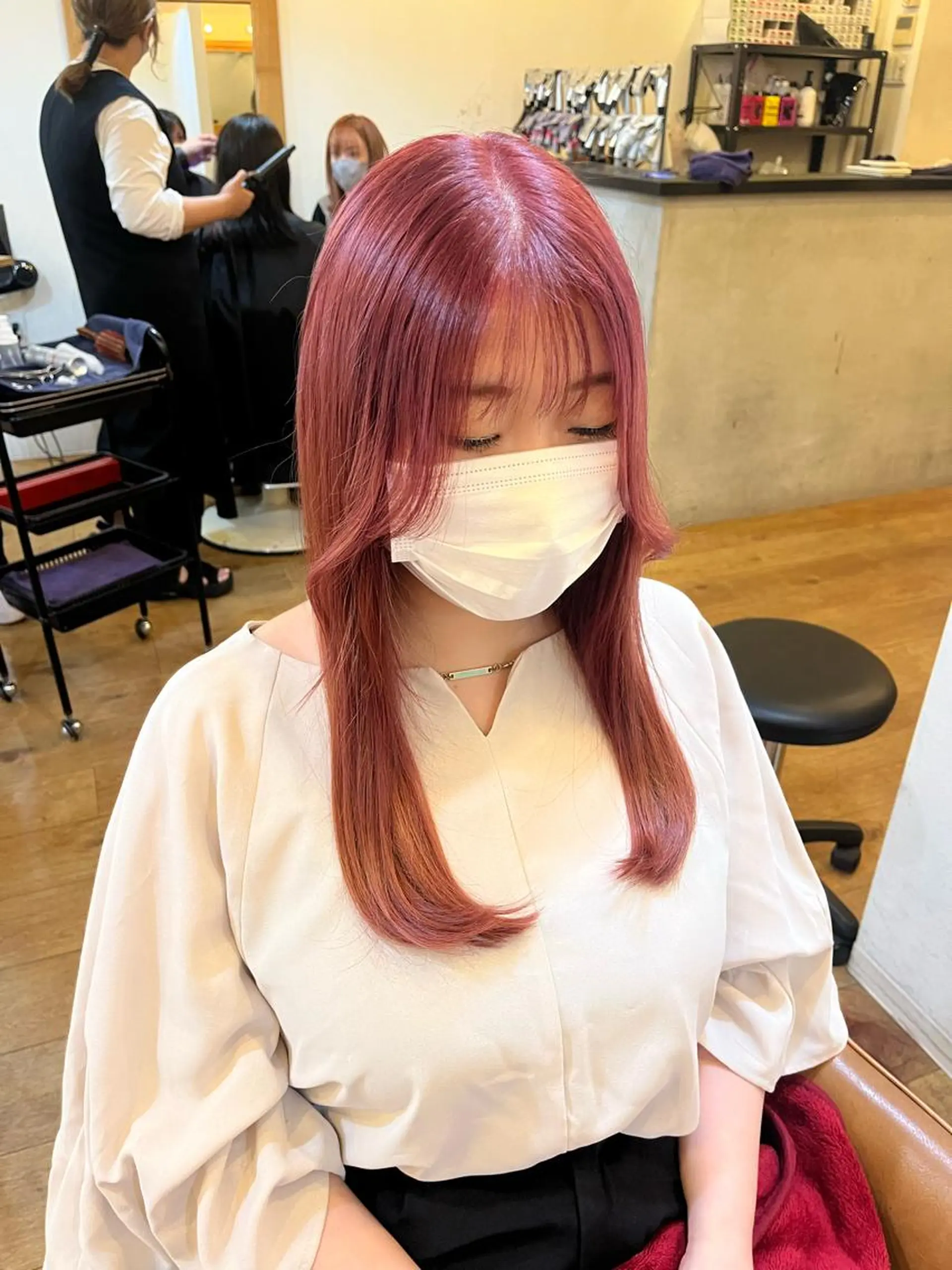 ロング カラー be’leef.ric 守口店所属・beleef守口店 reinaのヘアスタイル