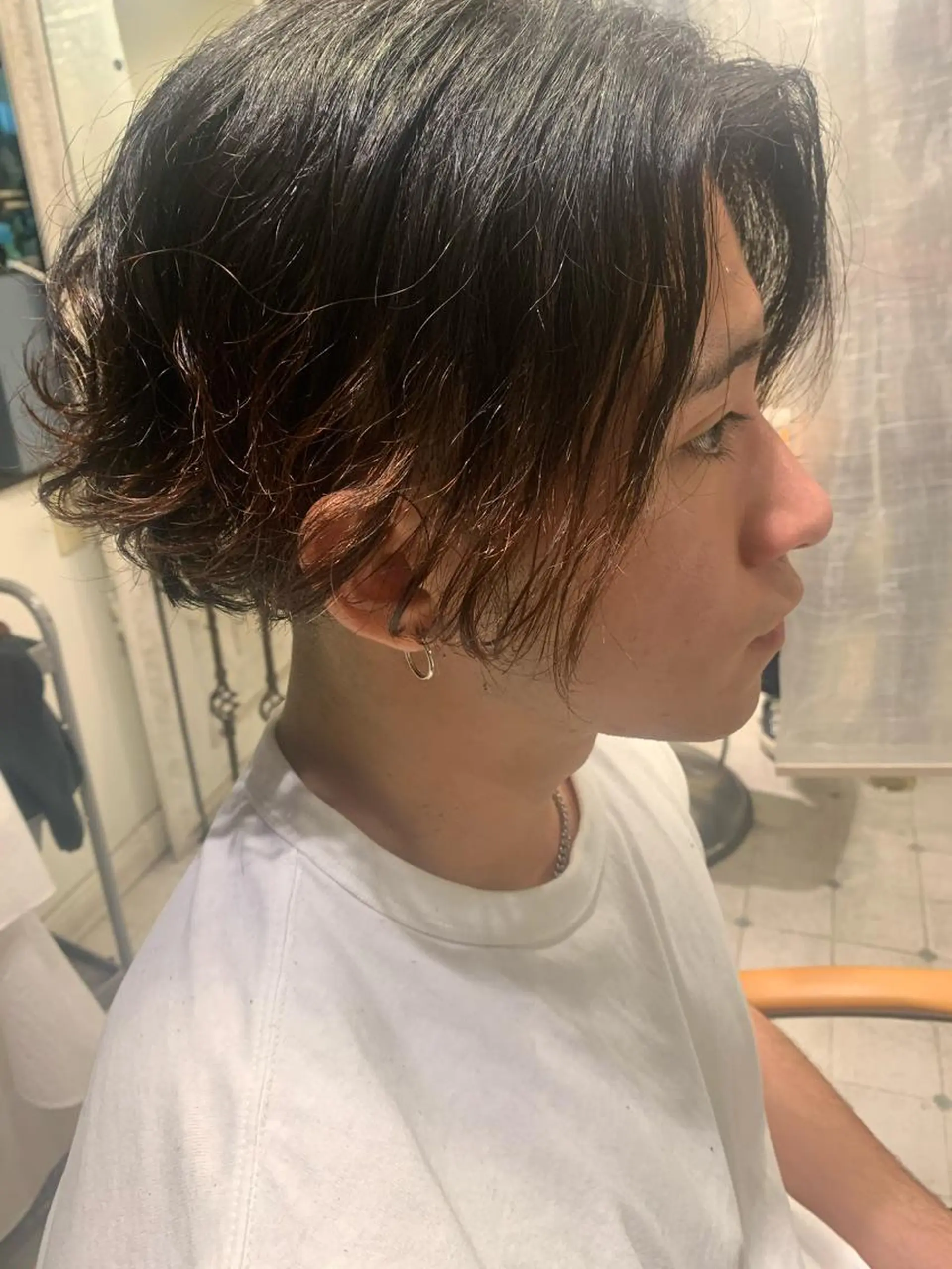 パーマ メンズ 小沼采唯👧🏼 海好きオヌちゃんのヘアスタイル