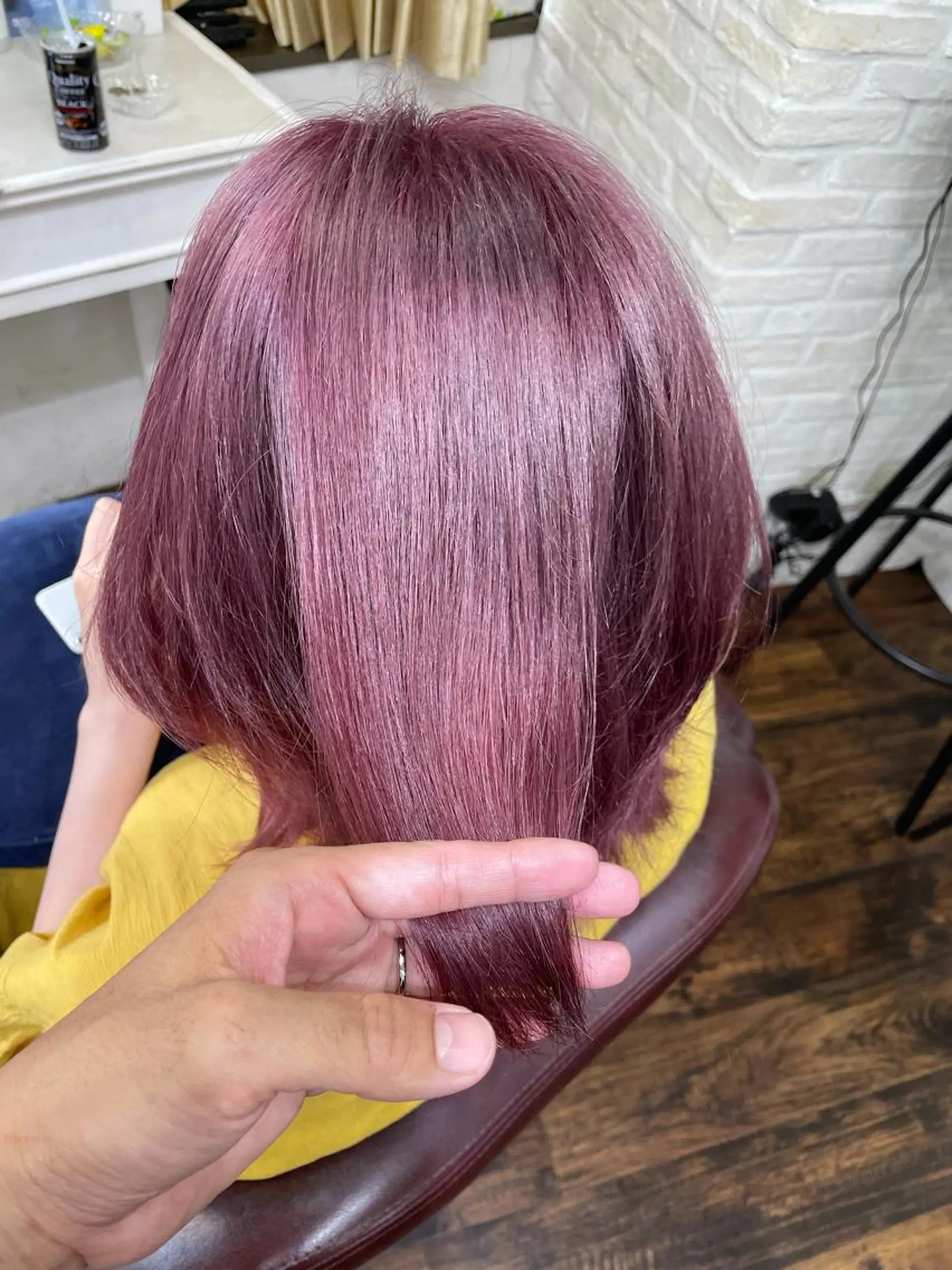 ショート カラー トリートメント Soleria 田中慎一のヘアスタイル