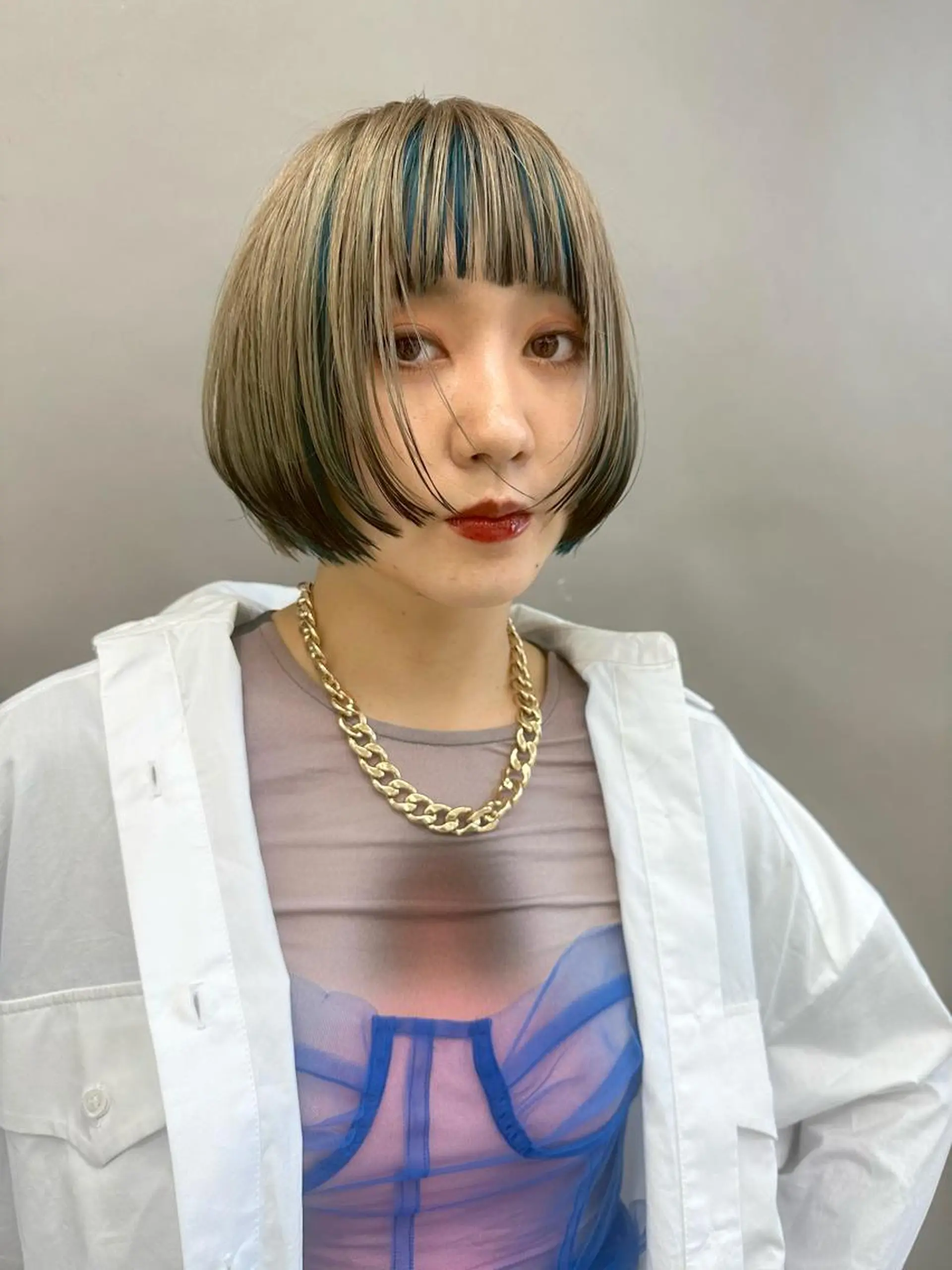 ミディアム 骨格診断で絶対可愛い ✨丸みショート✨凌弥のヘアスタイル