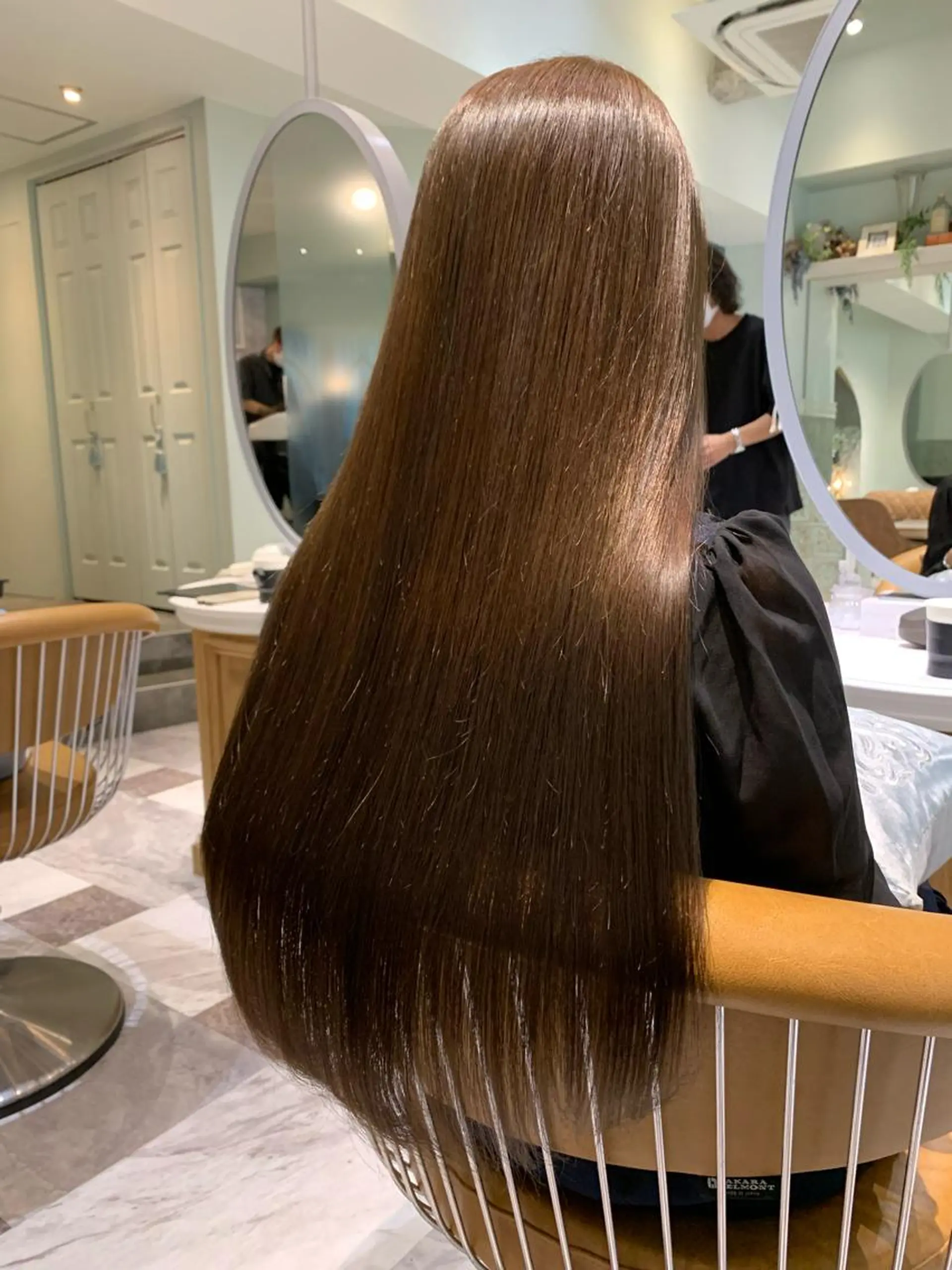 ロング カラー カット ヘアカラー トリートメント レイヤーカット/ 顔周り 五島巨幹のヘアスタイル