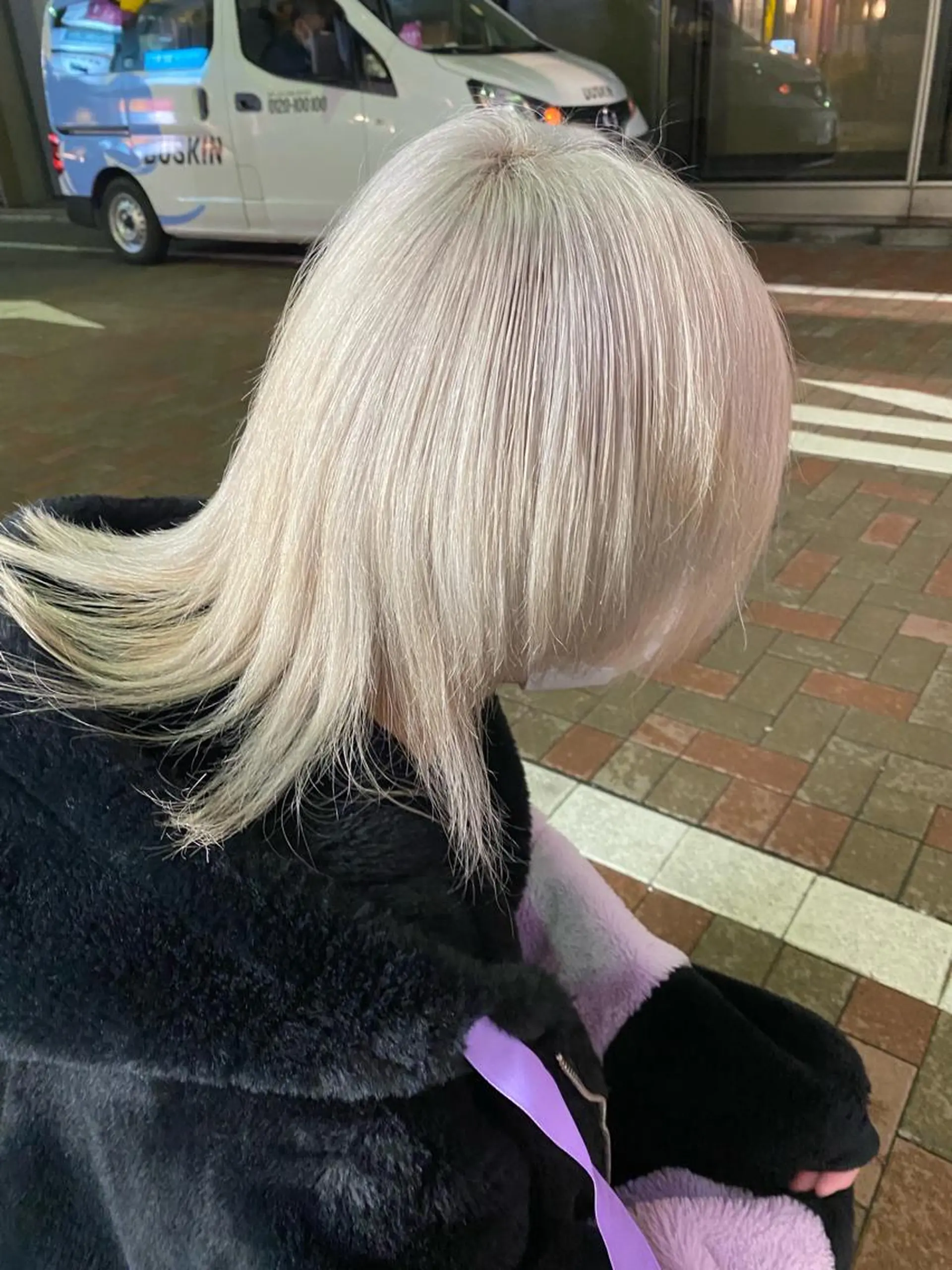 メンズ 🩵ブリーチと ブリーチ矯正の人🩵のヘアスタイル