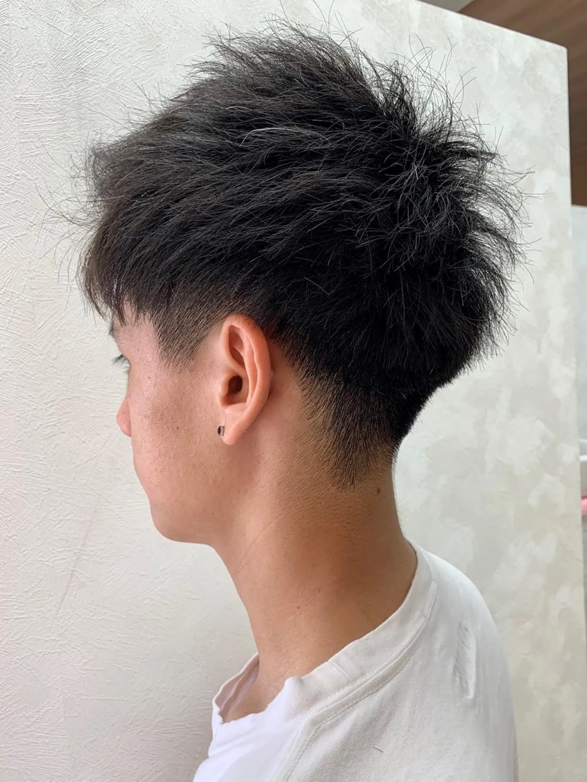 ショート メンズ 刈り上げ 加藤 遥花のヘアスタイル