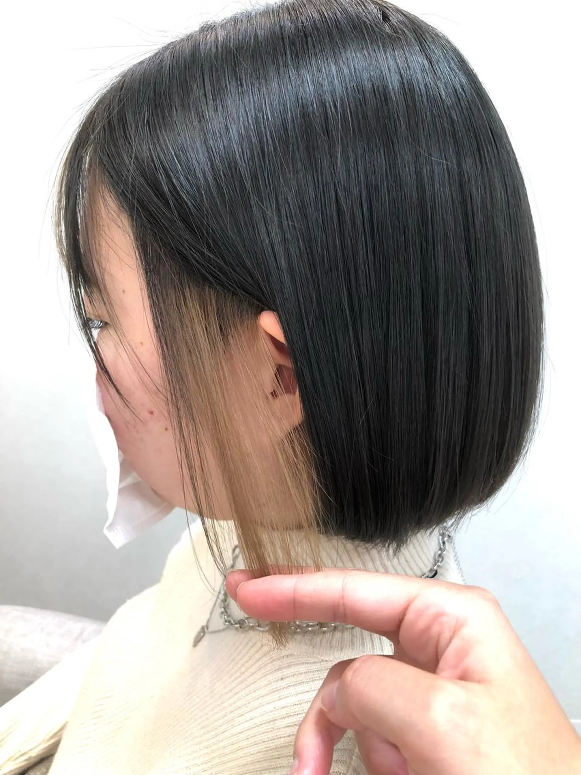 ショート ショート/白髪ぼかし 君和田若菜のヘアスタイル