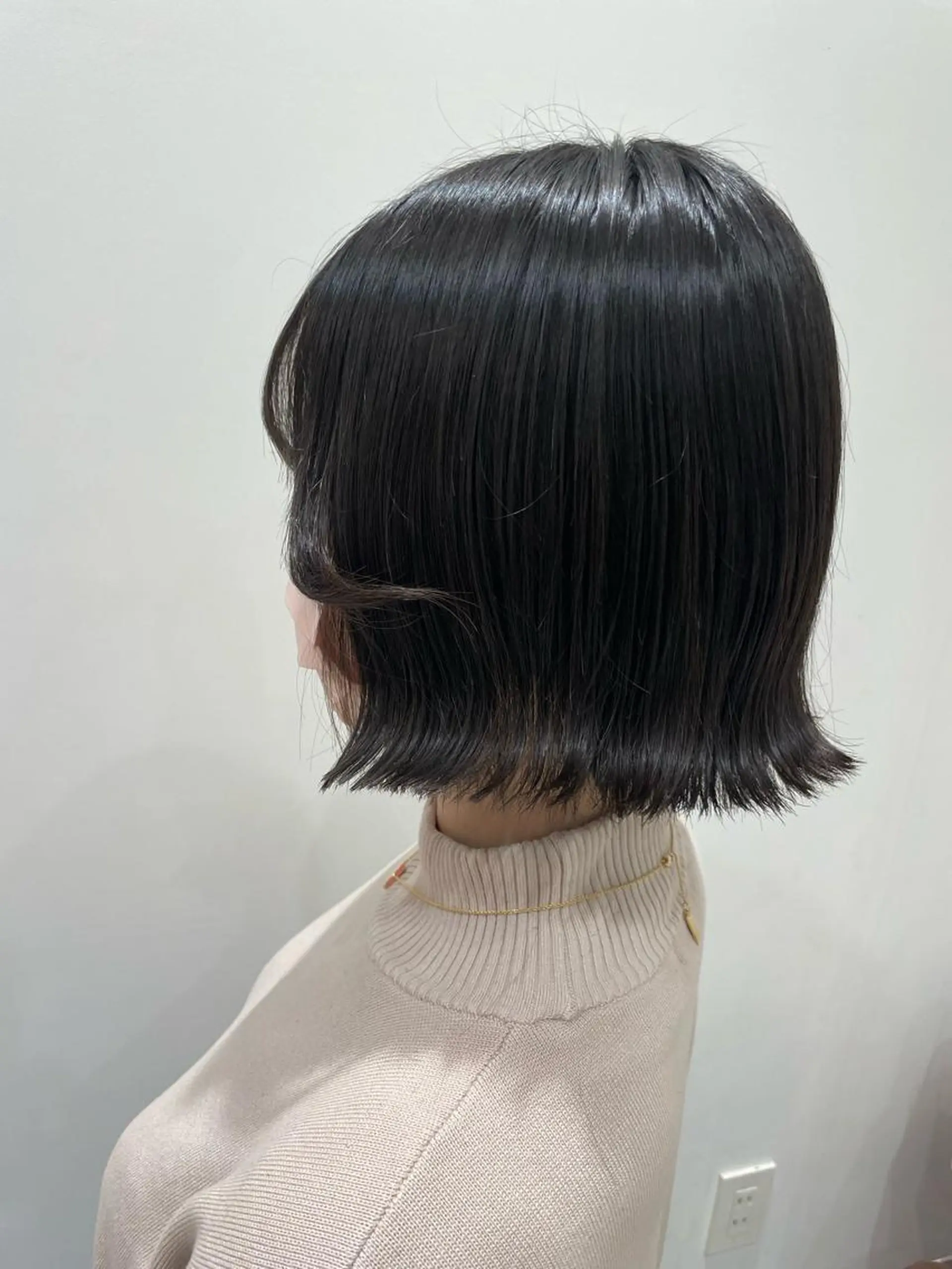 ミディアム 韓国風ハッシュカット 似合わせレイヤー池袋のヘアスタイル