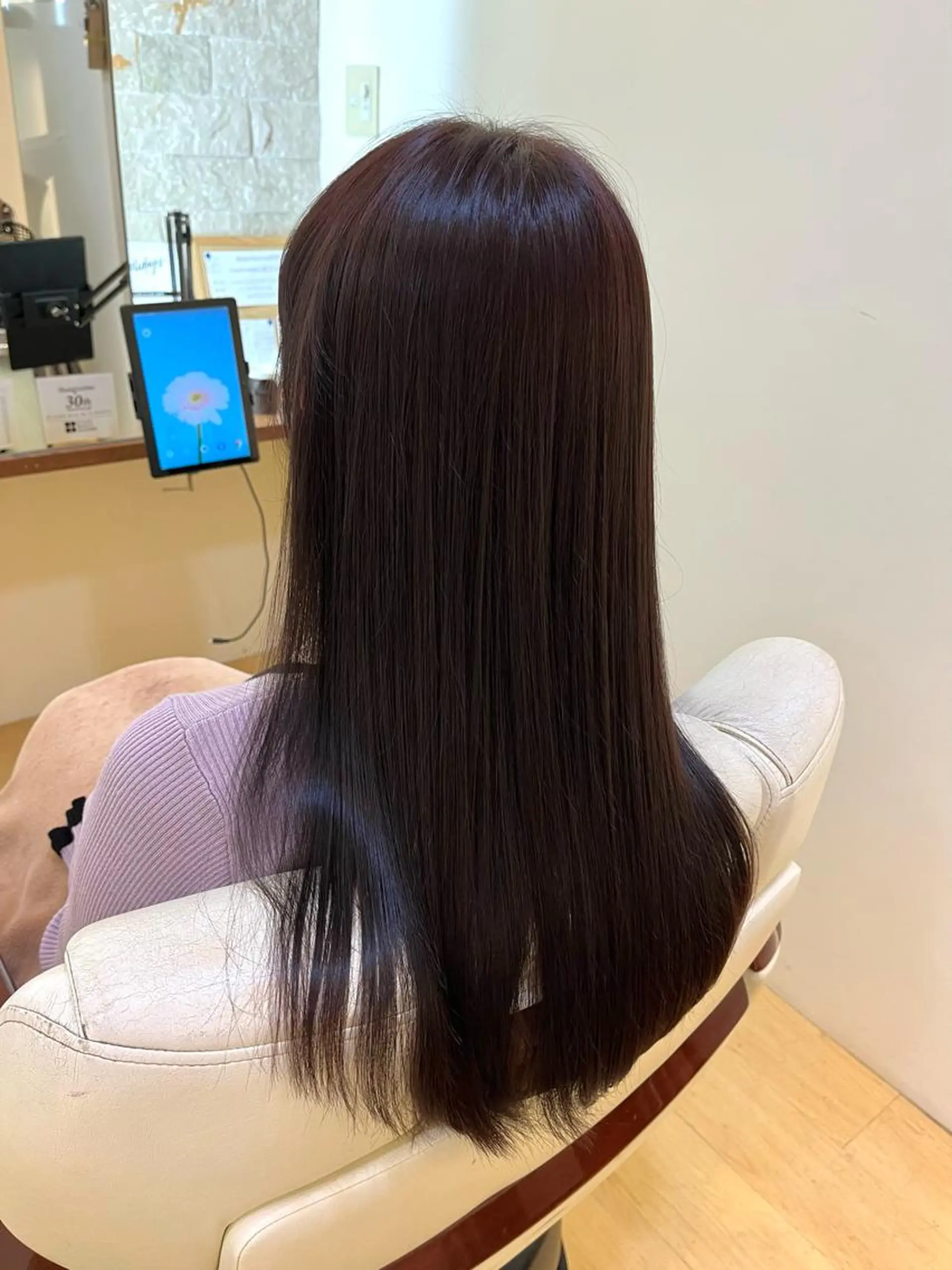 ロング カラー ブリーチ イルミナカラー ブリーチなしカラー ピンクカラー 後藤 瑞季のヘアスタイル