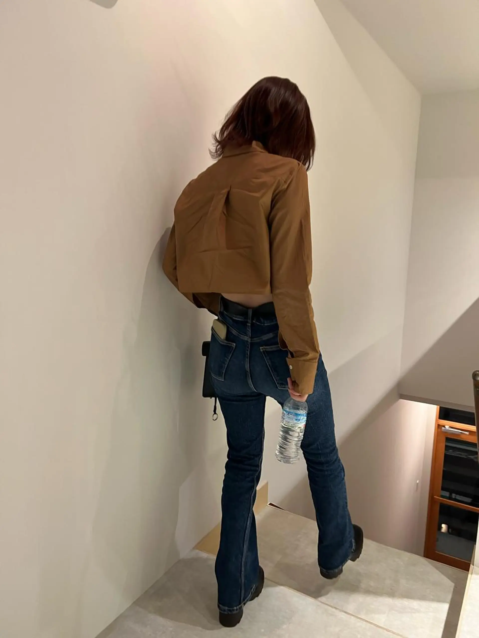 ミディアム カラー io濱川 遥のヘアスタイル