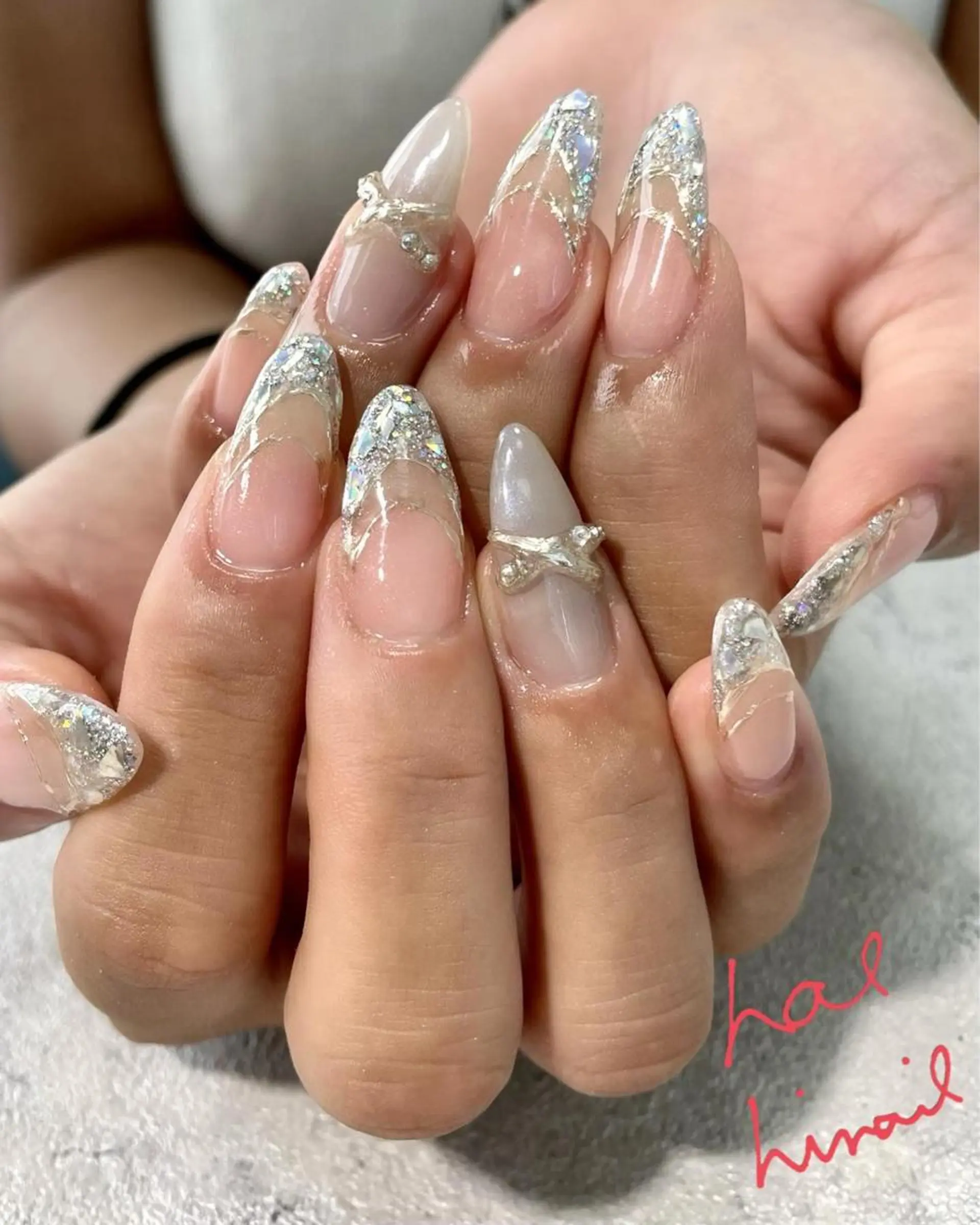 ネイル フレンチネイル はるひな ねいるのネイルデザイン