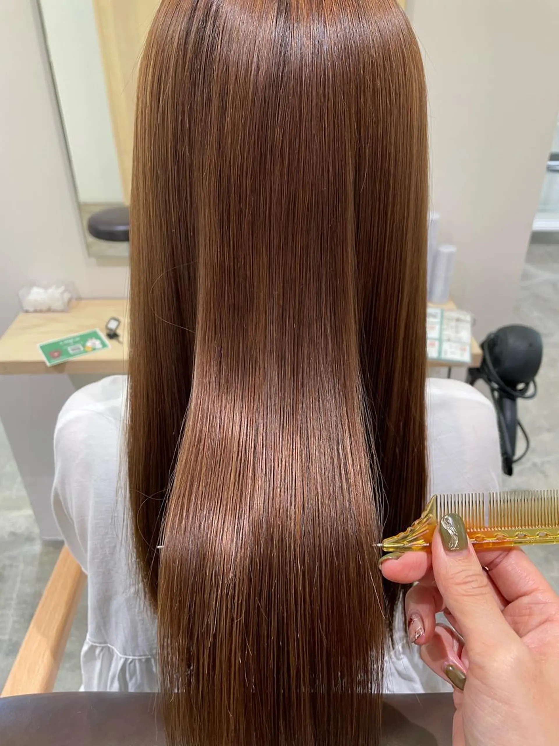 ロング 髪質改善 縮毛矯正 トリートメント 北九州美容室 🕊️わかな✂︎のヘアスタイル