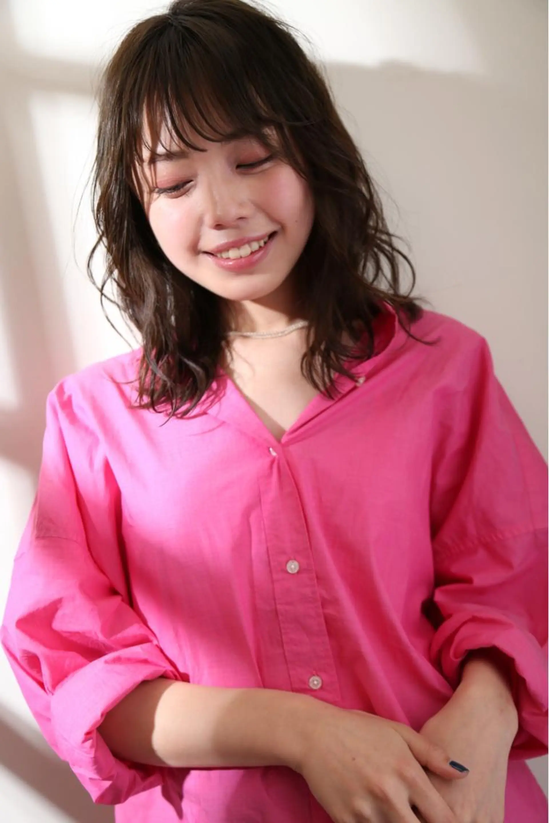 セミロング カラー パーマ 高橋友里亜 /フリーランスのヘアスタイル