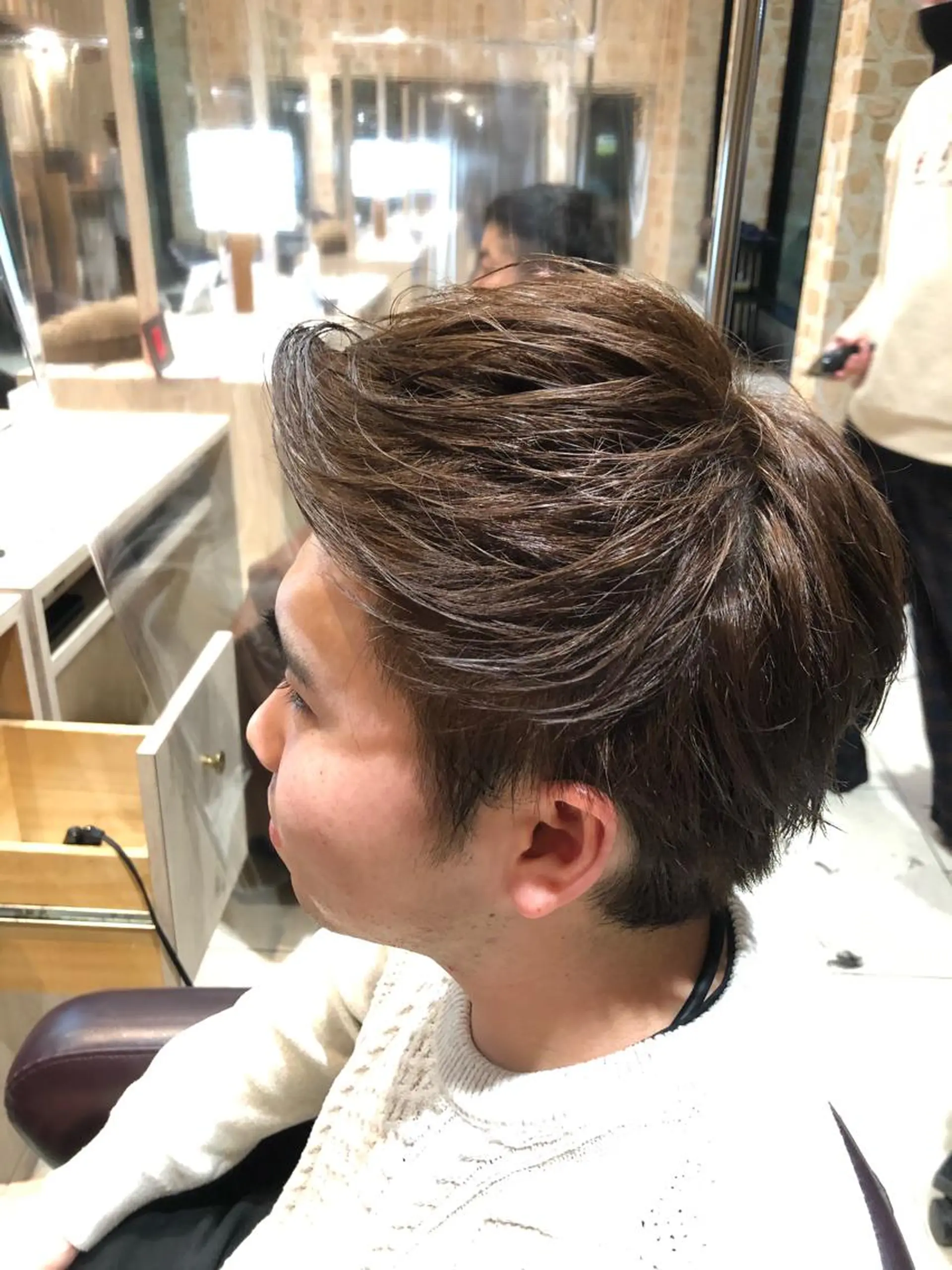 メンズ 飯盛 数馬のヘアスタイル