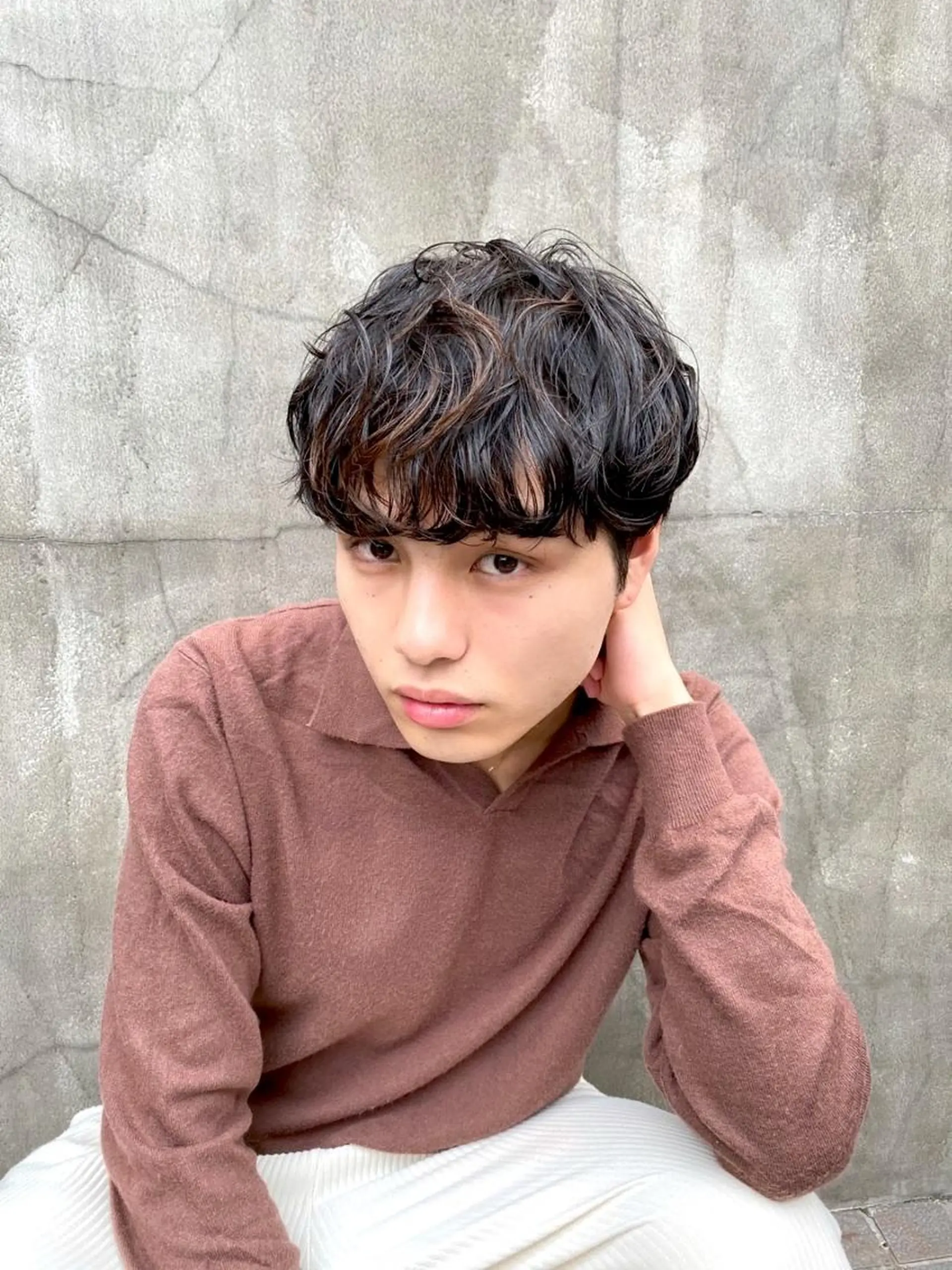 パーマ メンズ メンズパーマ RYOMA/ 似合わせ🎧🤍のヘアスタイル